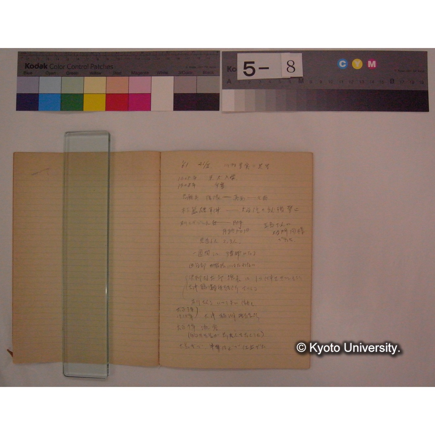 (「教室歴史 : 1961年2月21日 川村先生講演」）[講演聴講ノート] (3)