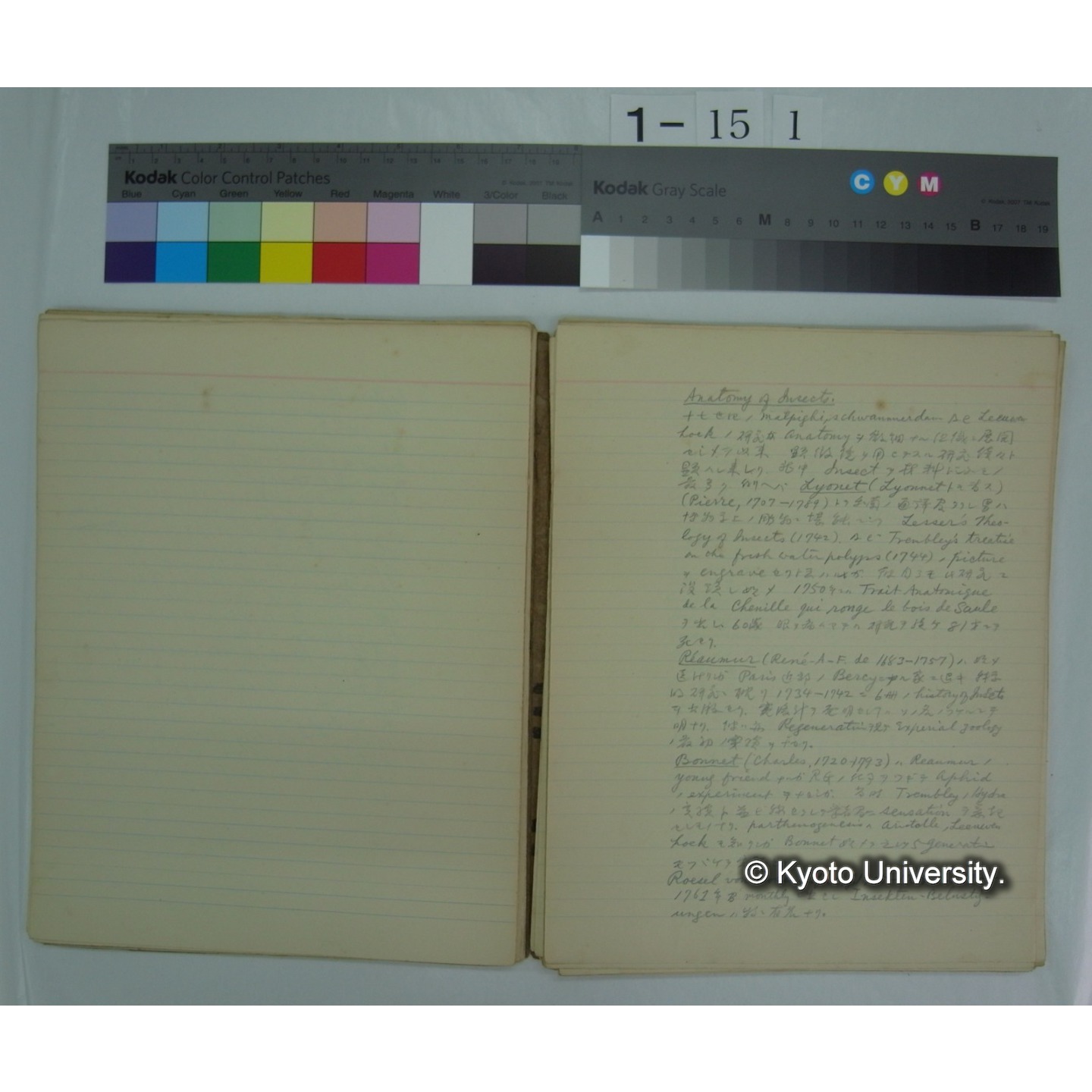 (動物学) [直筆原稿] / (川村多實二) (6)