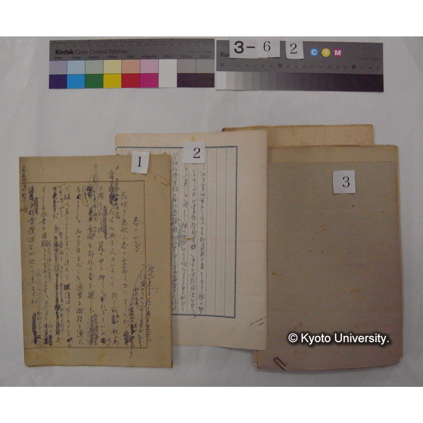 原稿・資料等 (「放送原稿」「鳥類愛護/放送原稿」) (6)