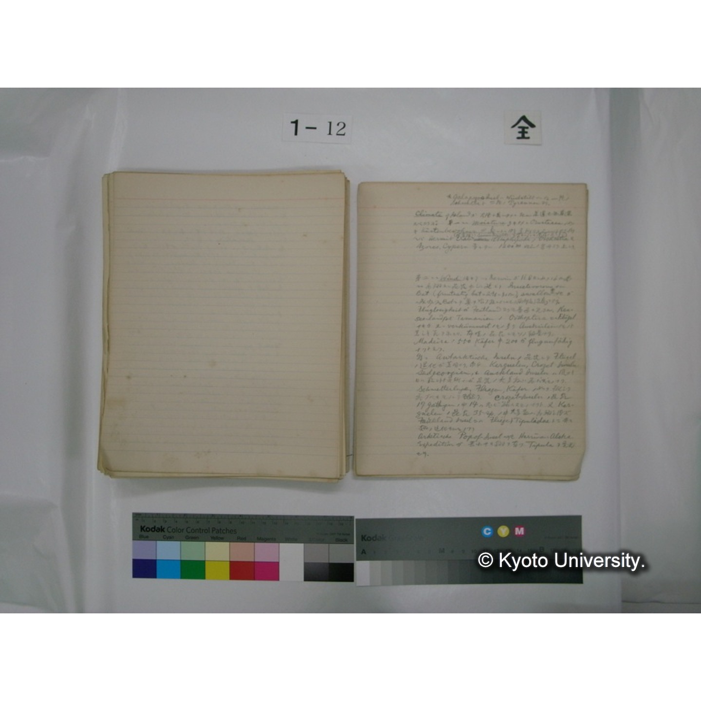 (水生生物) [直筆原稿] / (川村多實二) (147)