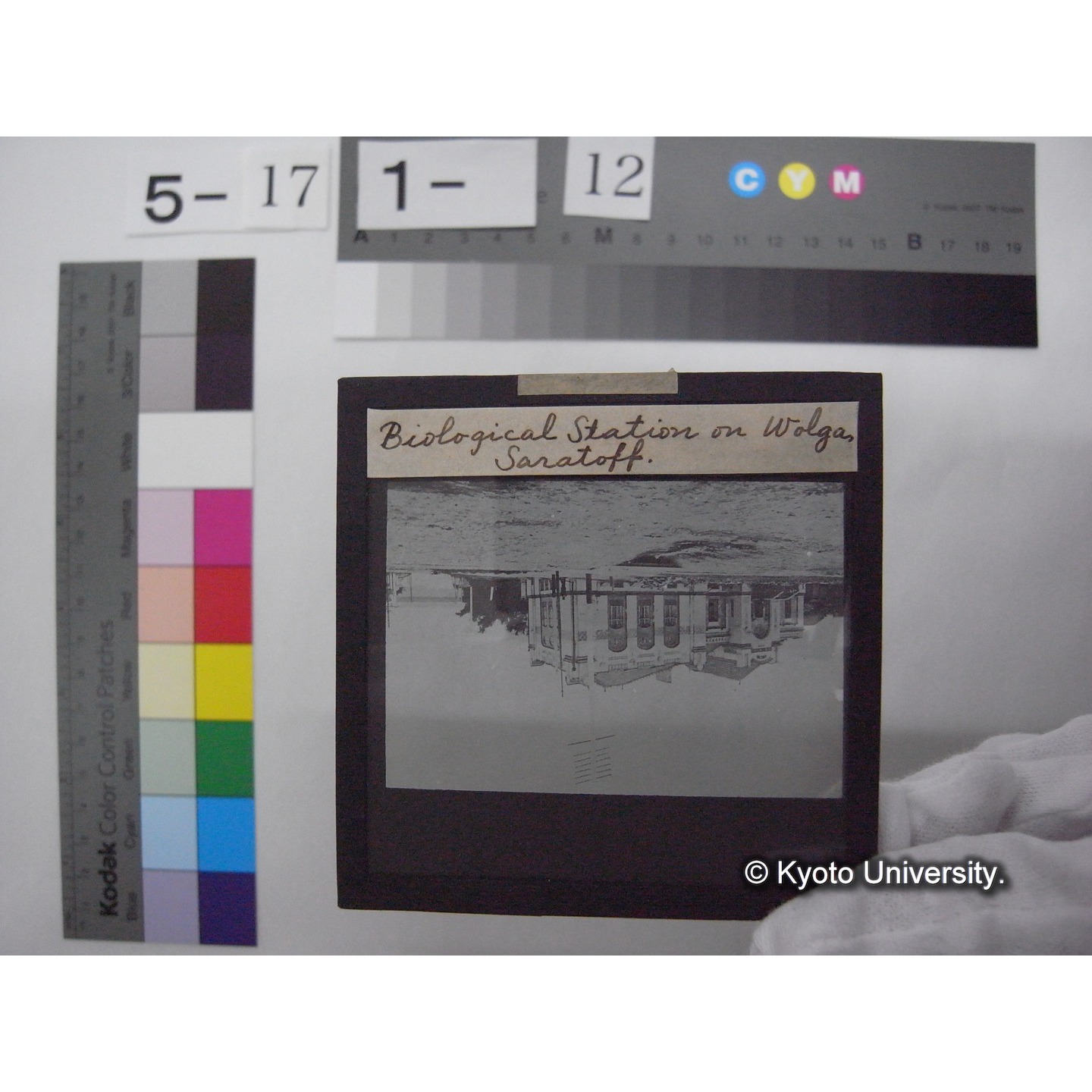 スライド(ガラス種板): S39 Biological Station on Wolga, Saratoff. (1)