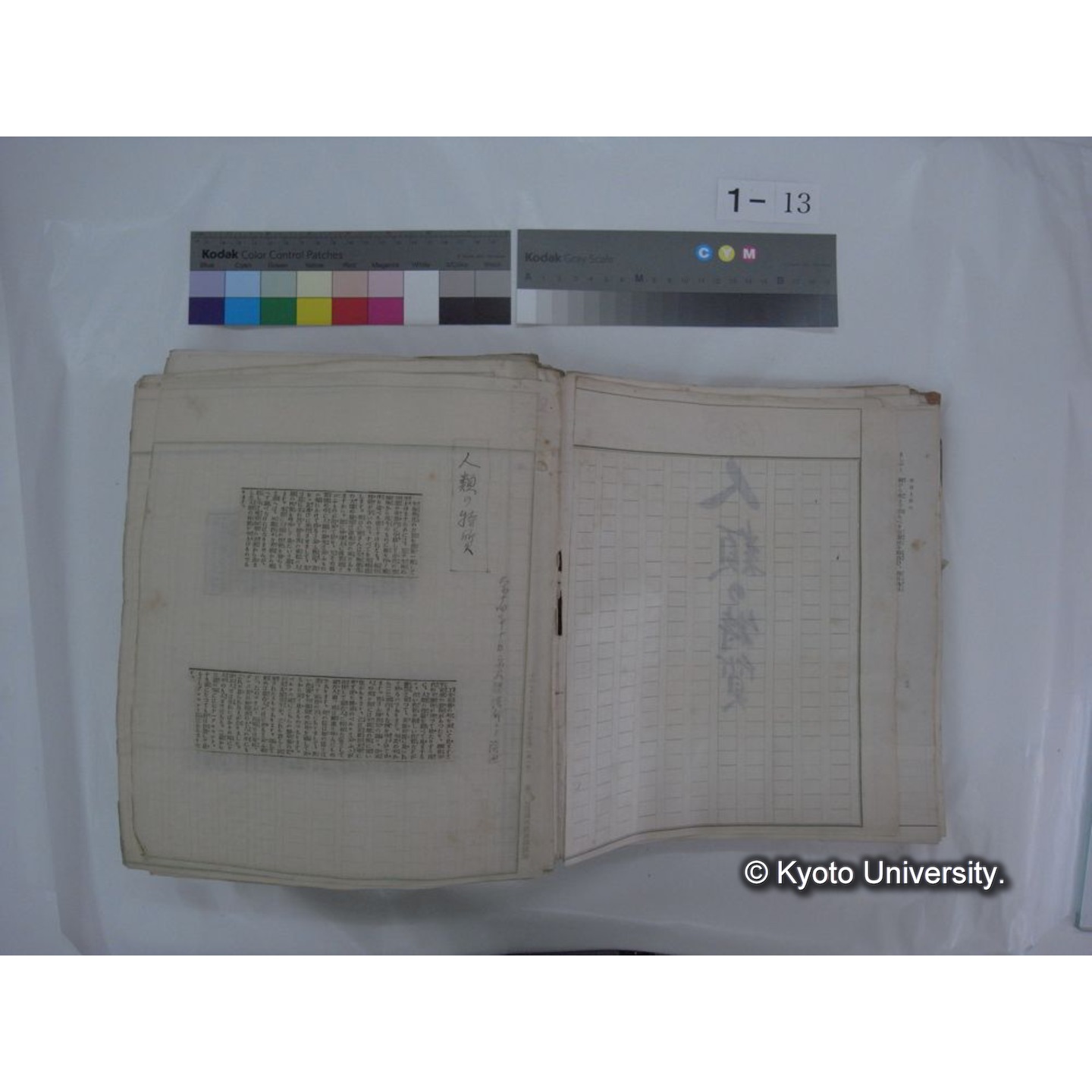 自著旧文 [直筆・著作複写・抜き刷りなど] / 川村多實二 (22)