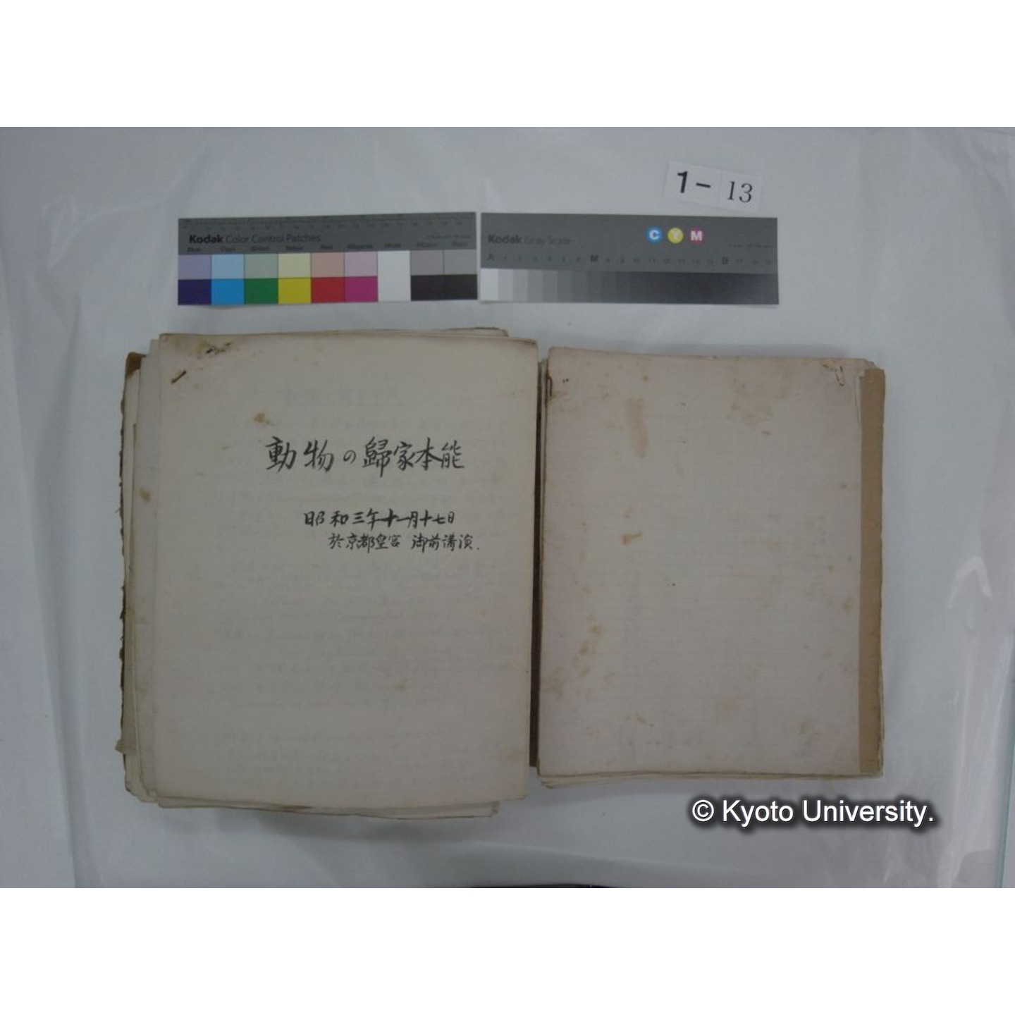 自著旧文 [直筆・著作複写・抜き刷りなど] / 川村多實二 (37)