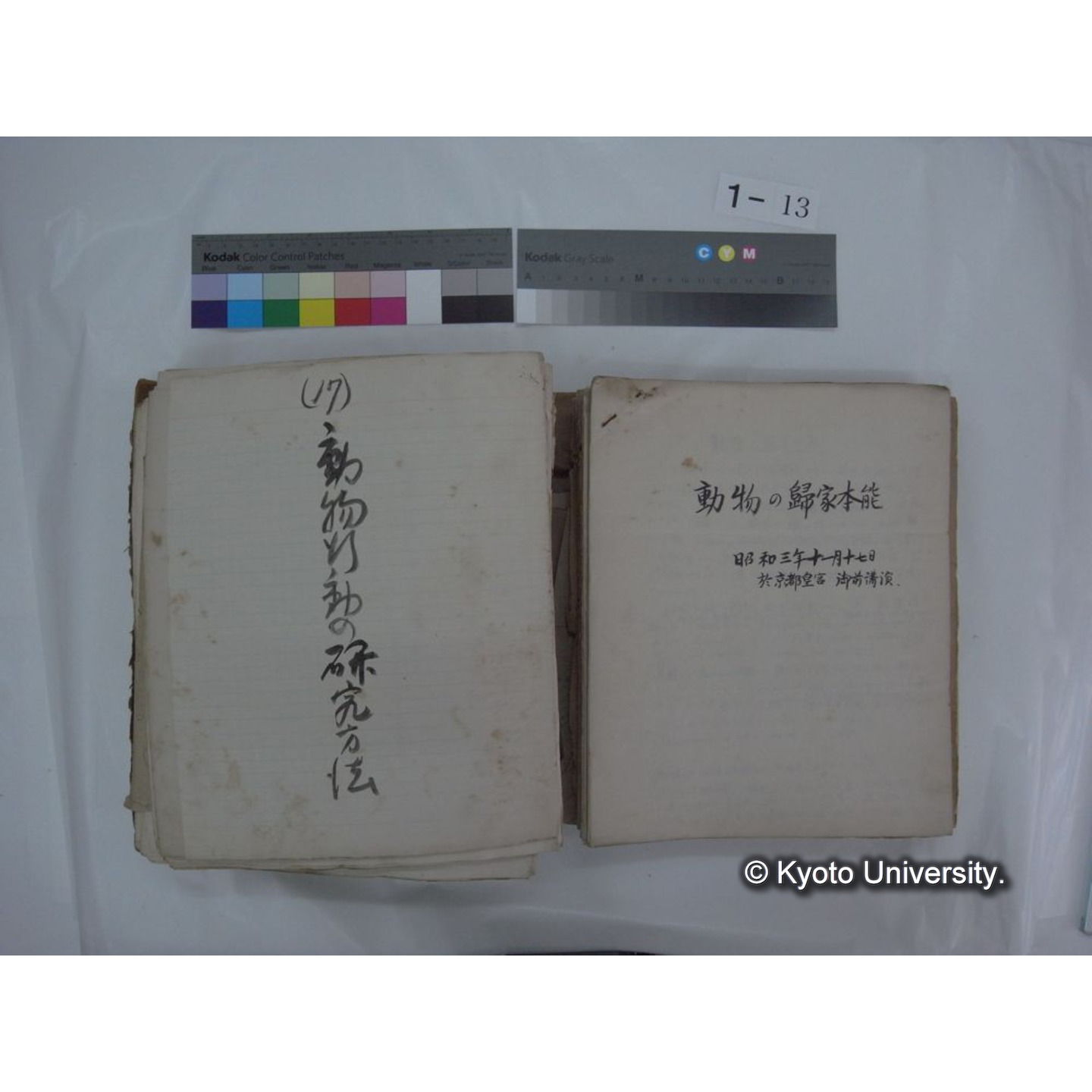 自著旧文 [直筆・著作複写・抜き刷りなど] / 川村多實二 (40)