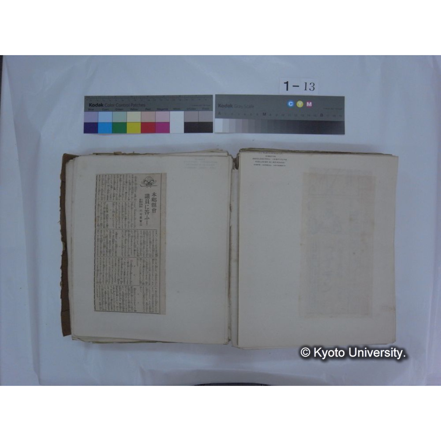 自著旧文 [直筆・著作複写・抜き刷りなど] / 川村多實二 (103)