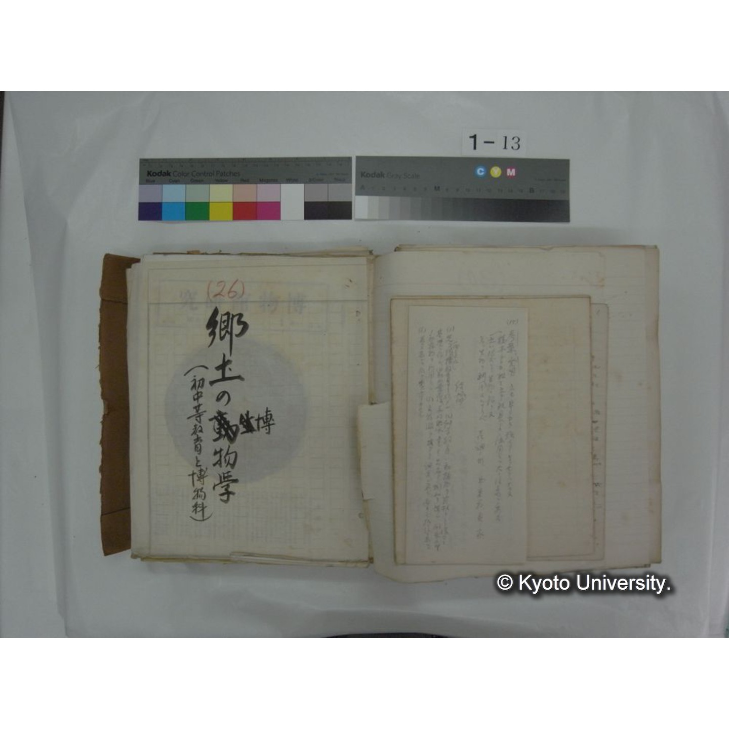 自著旧文 [直筆・著作複写・抜き刷りなど] / 川村多實二 (129)