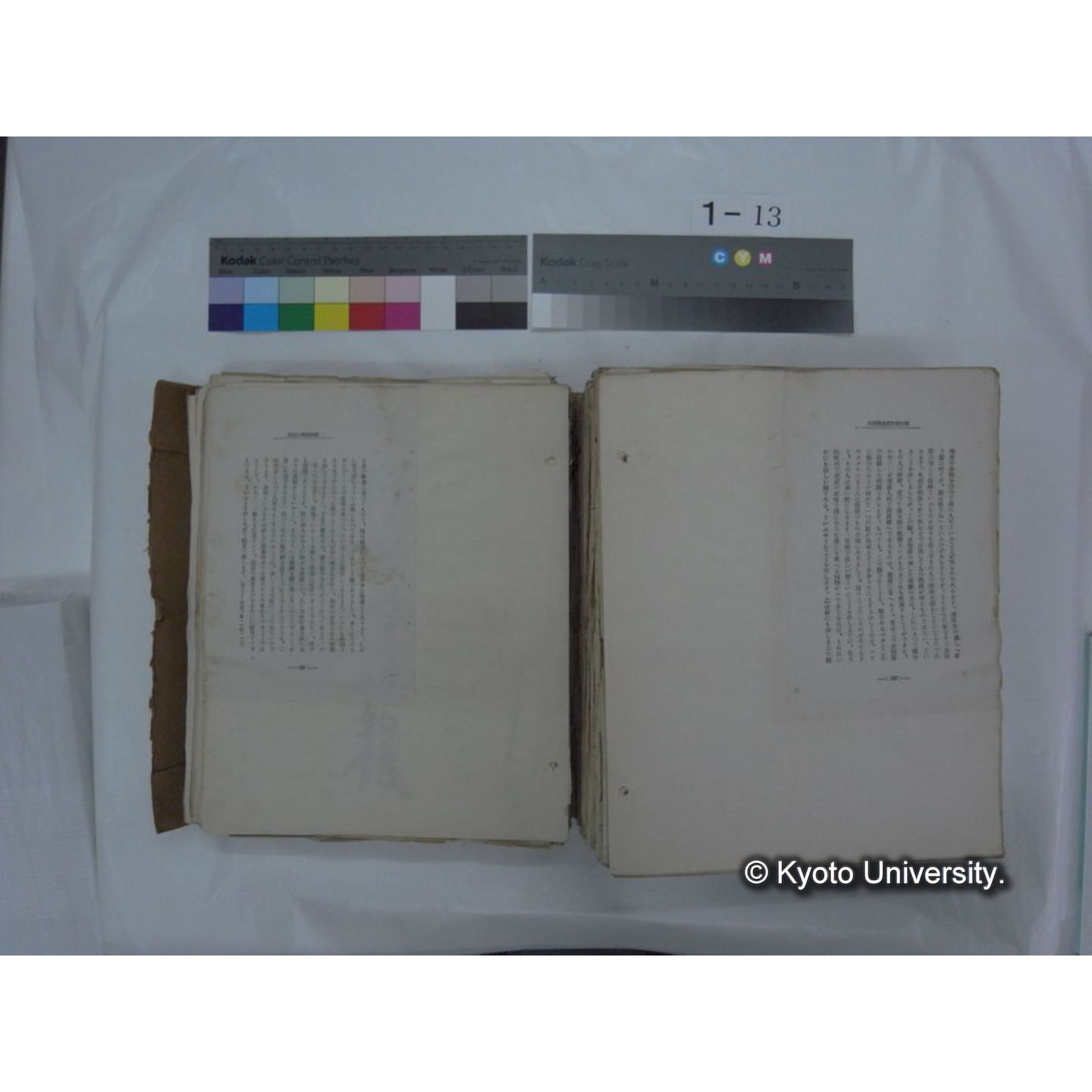 自著旧文 [直筆・著作複写・抜き刷りなど] / 川村多實二 (147)