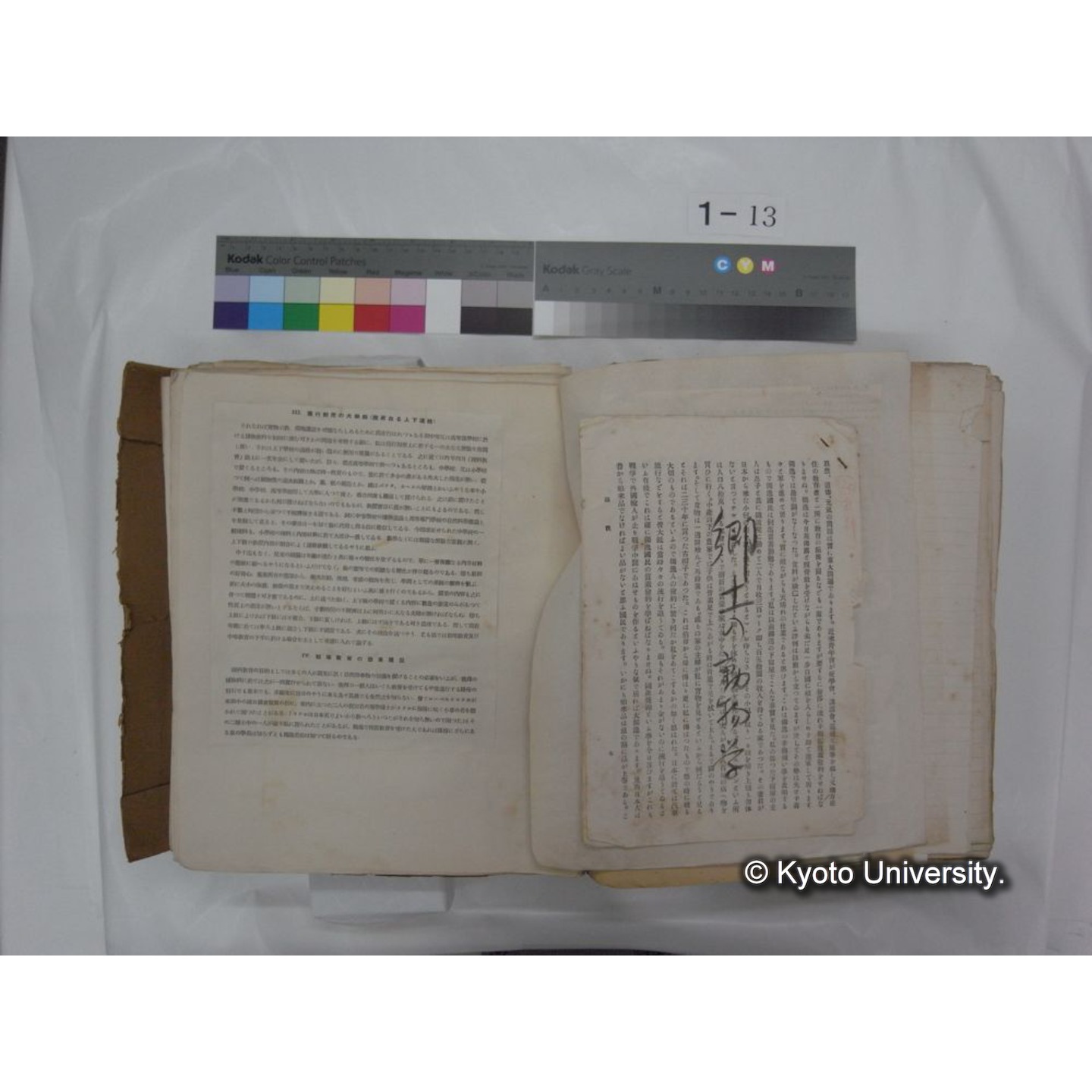 自著旧文 [直筆・著作複写・抜き刷りなど] / 川村多實二 (164)