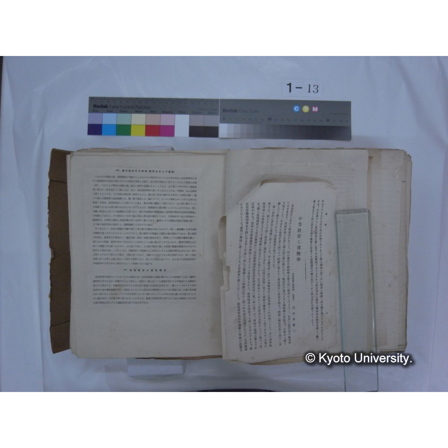 自著旧文 [直筆・著作複写・抜き刷りなど] / 川村多實二 (165)