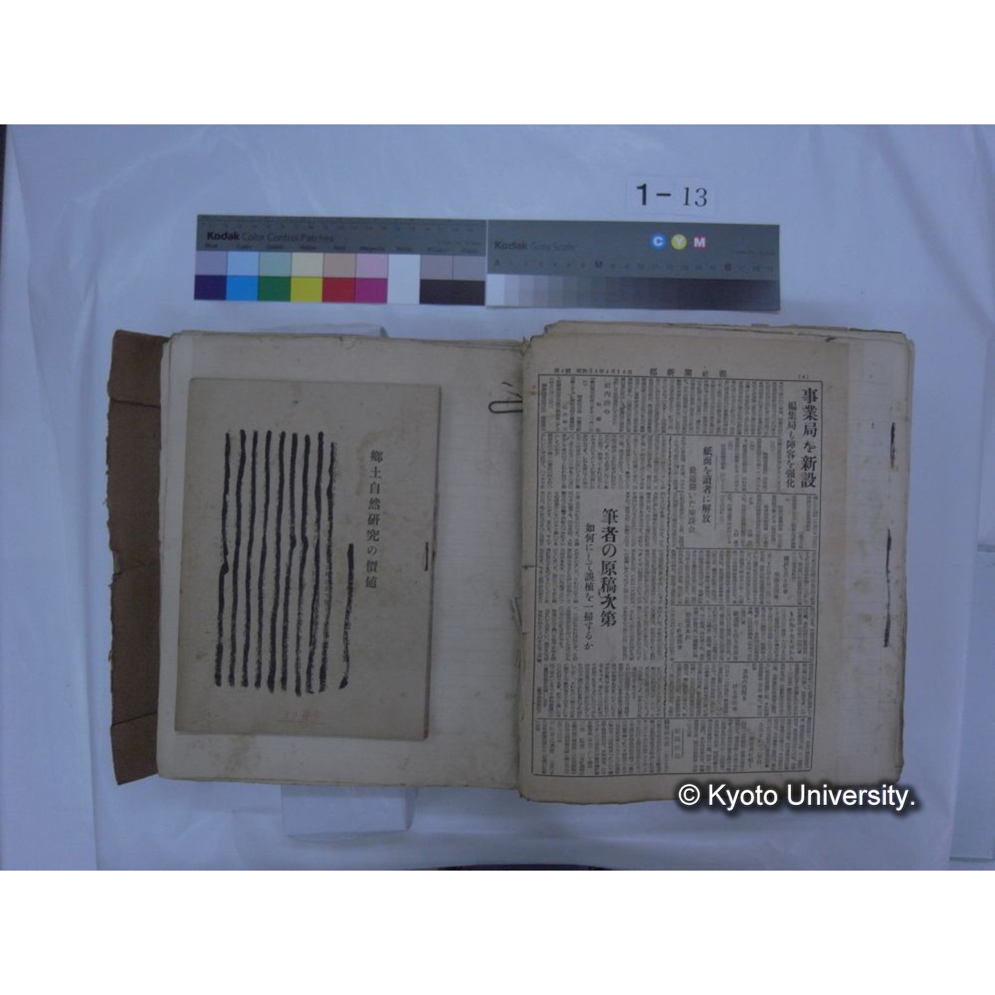 自著旧文 [直筆・著作複写・抜き刷りなど] / 川村多實二 (172)