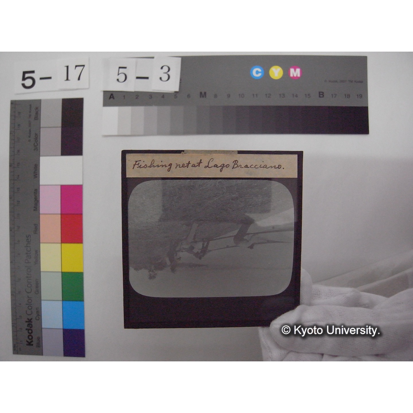 スライド(ガラス種板): S25 Fishing net at Logo Bracciano. (1)