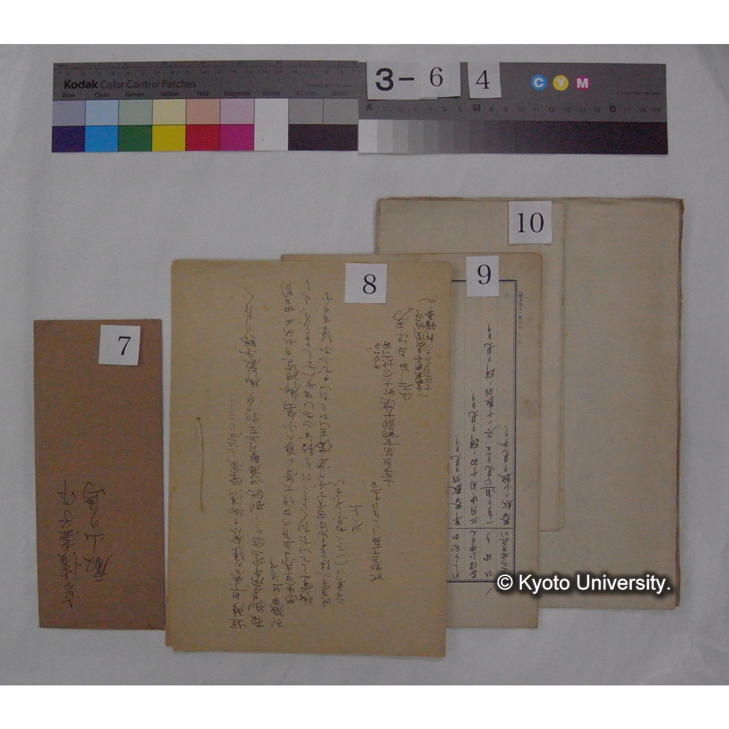 原稿・書簡・資料等 (「京都の鳥」) (10)