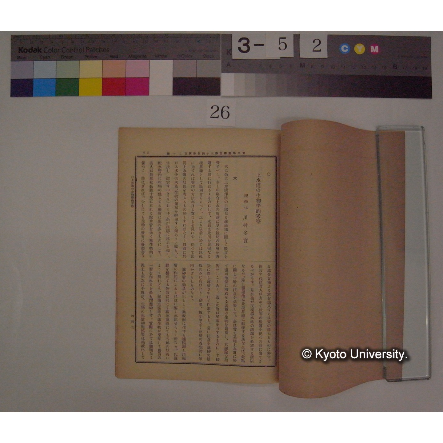 上水道の生物学的考察 3 / 川村多實二 (東洋学芸雑誌; 34巻430号抜刷) (2)