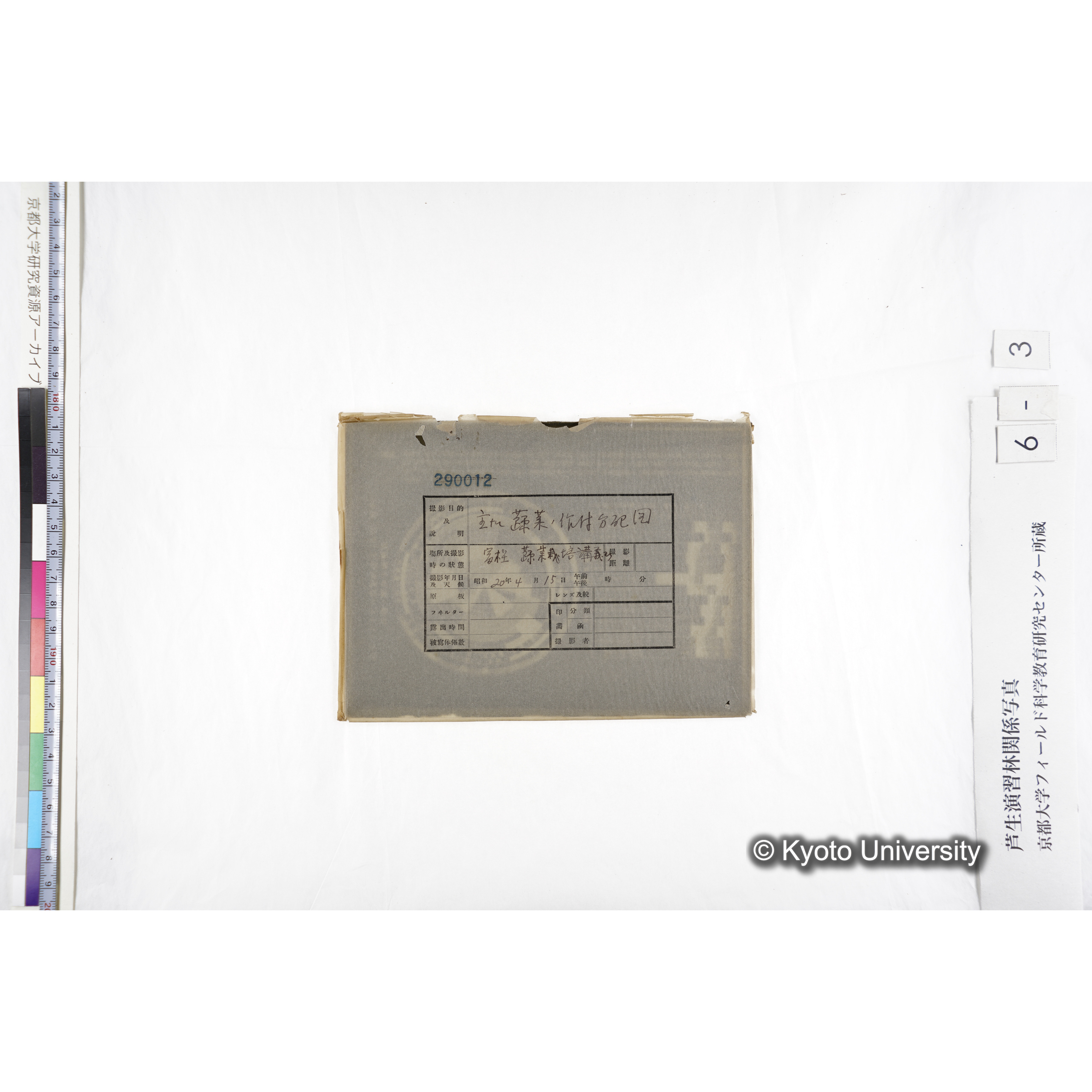 主ナル蔬菜ノ作付分配図／冨樫 蔬菜栽培講義■主ナル蔬菜ノ作付季節表／冨樫 蔬菜栽培講義■　〔表上「蔬菜ヲ主トセル農業経営法（反別一町歩）／作物ノ配合ト面積表」・表下「労力ノ分配及過不足」〕〕 (3)