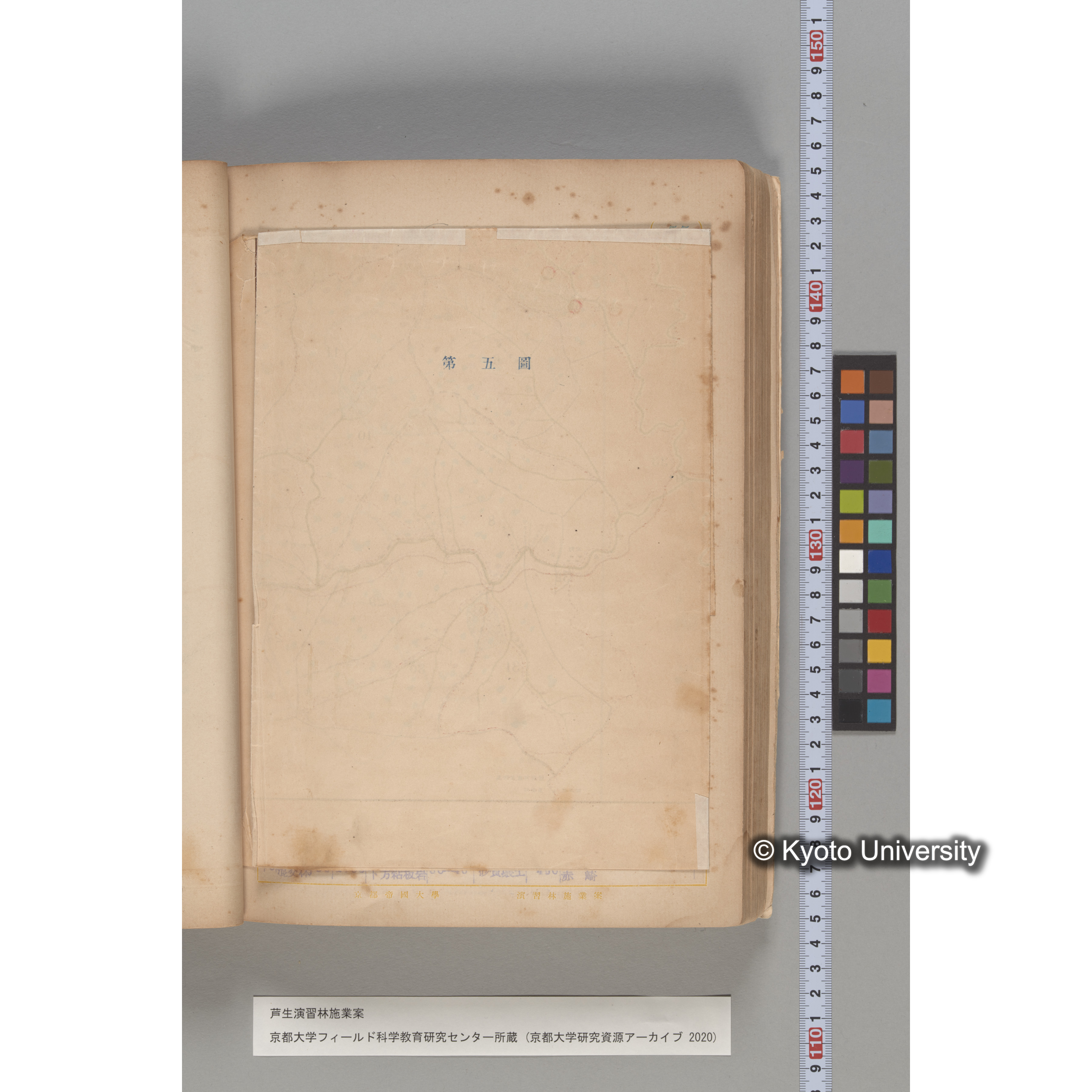 芦生演習林 施業案 実行期間 自昭和5年 至昭和14年. (53)