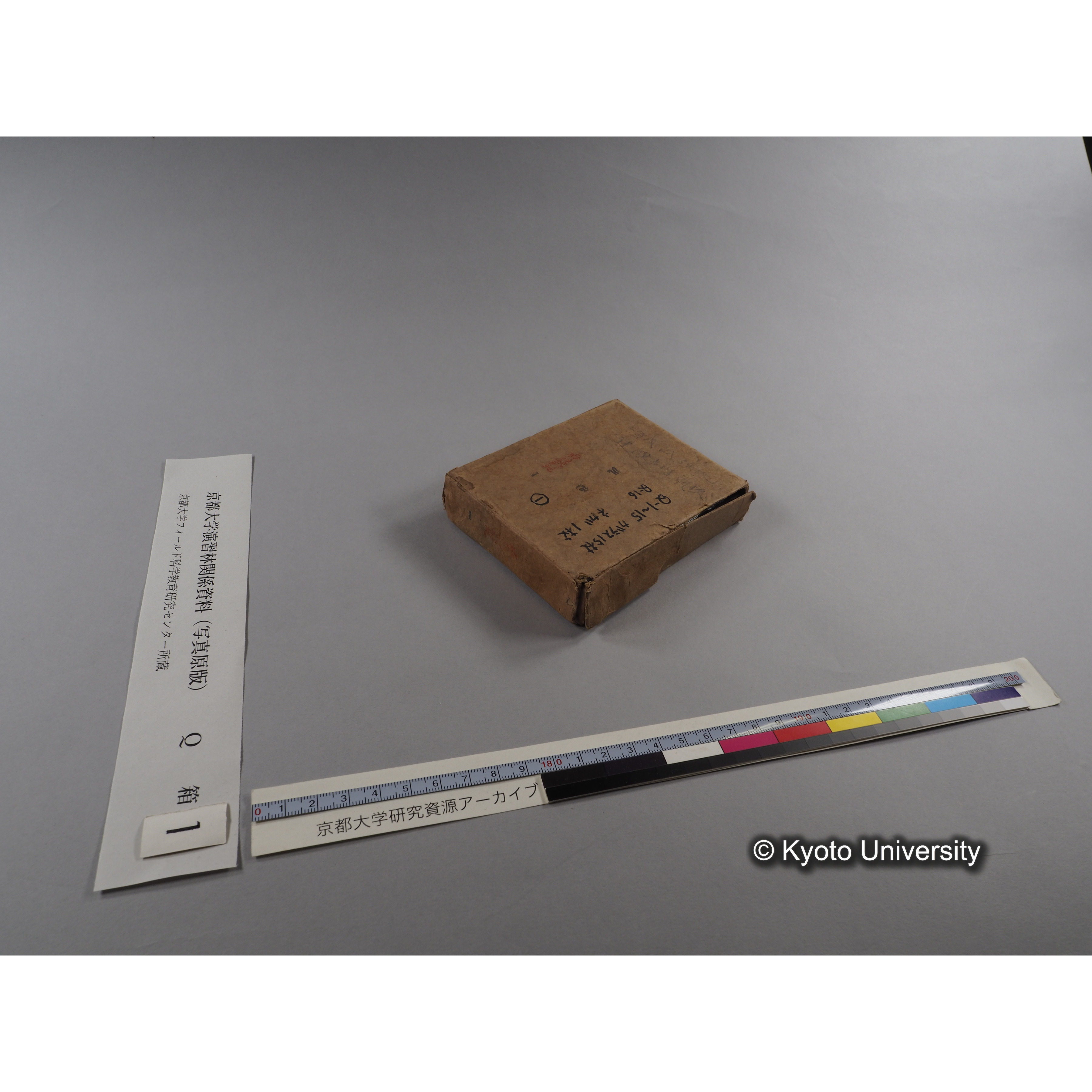 [ガラス乾板Q-箱1] 上賀茂試験地 1. (上加茂試験地建設当時乾板.) (1)