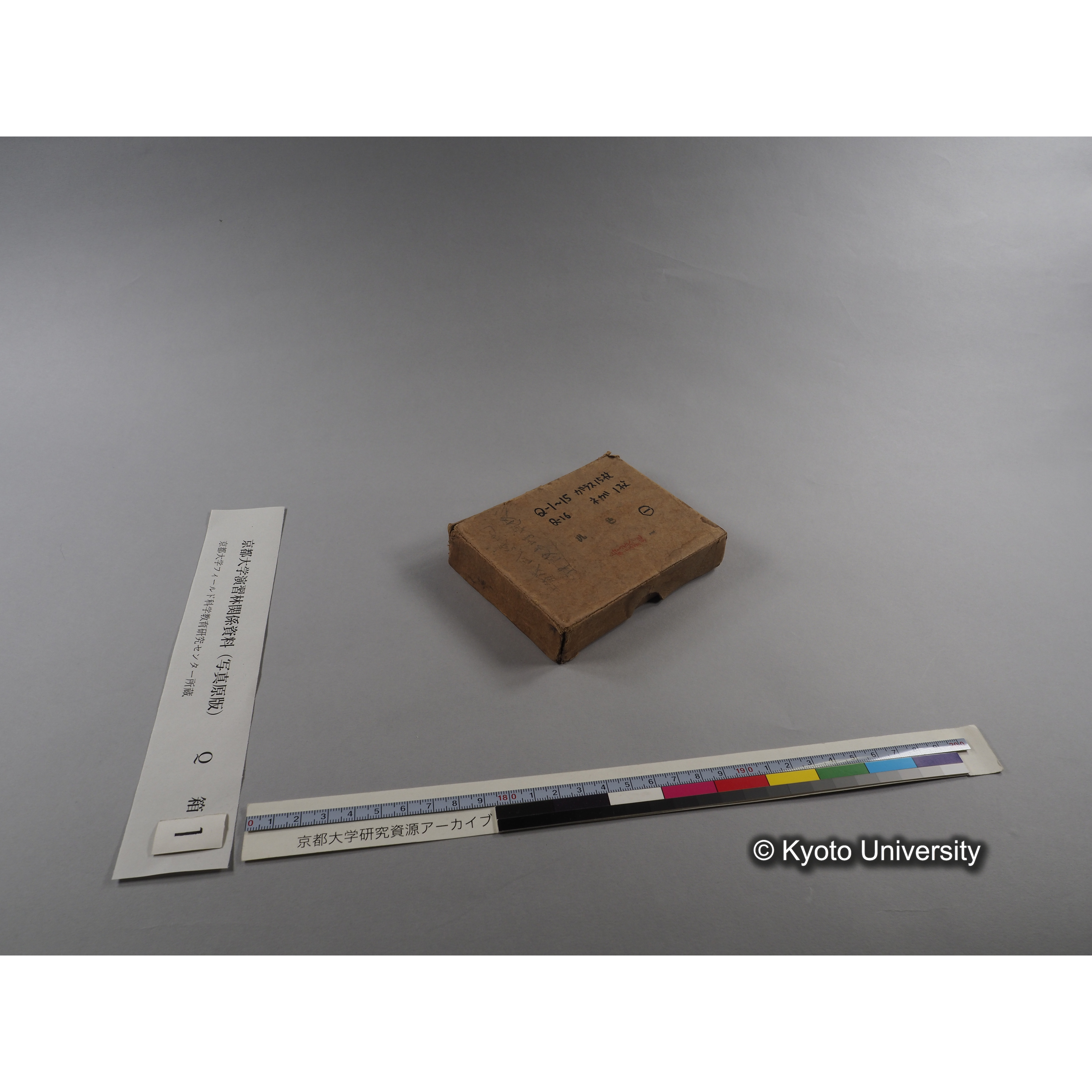 [ガラス乾板Q-箱1] 上賀茂試験地 1. (上加茂試験地建設当時乾板.) (2)