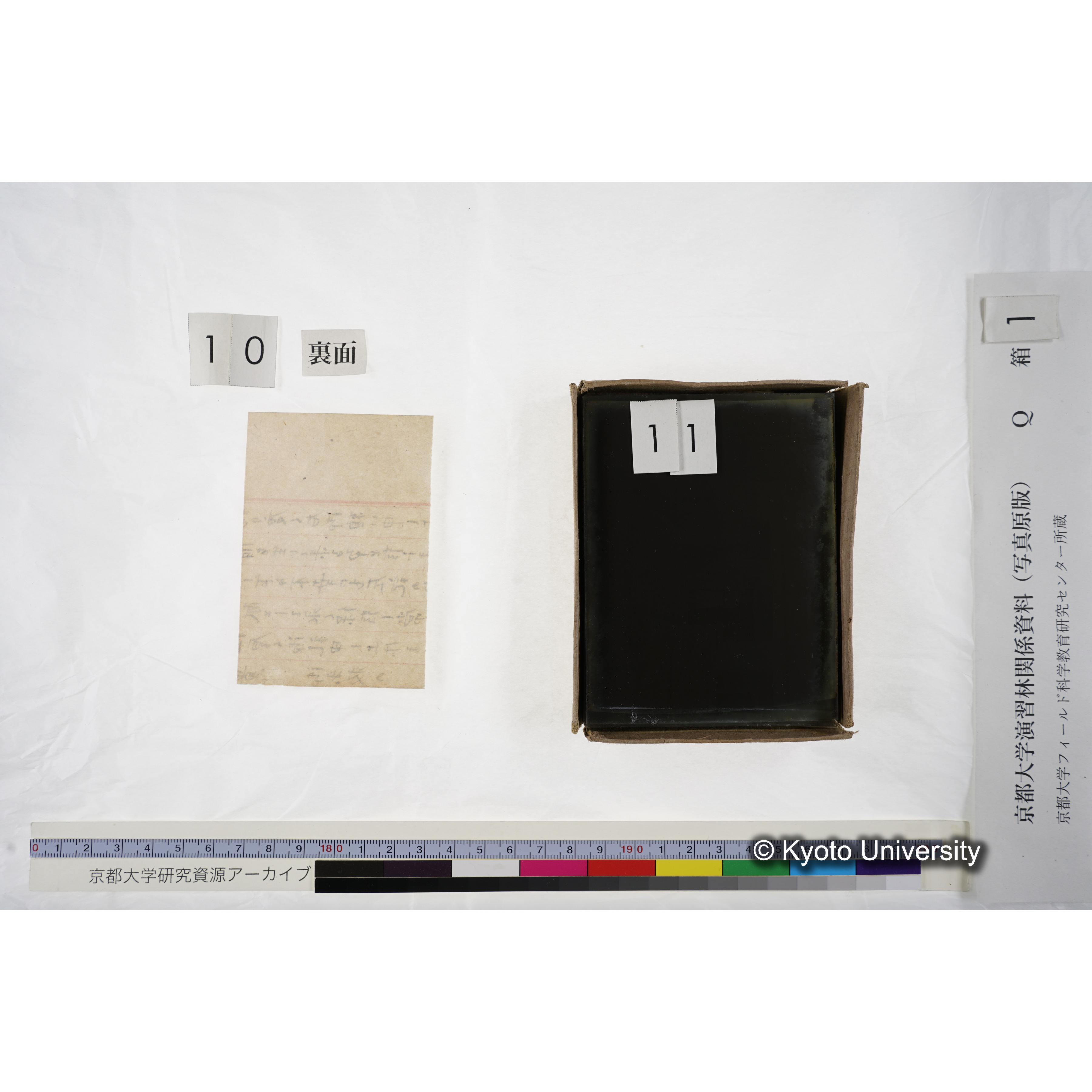 [ガラス乾板Q-箱1] 上賀茂試験地 1. (上加茂試験地建設当時乾板.) (13)