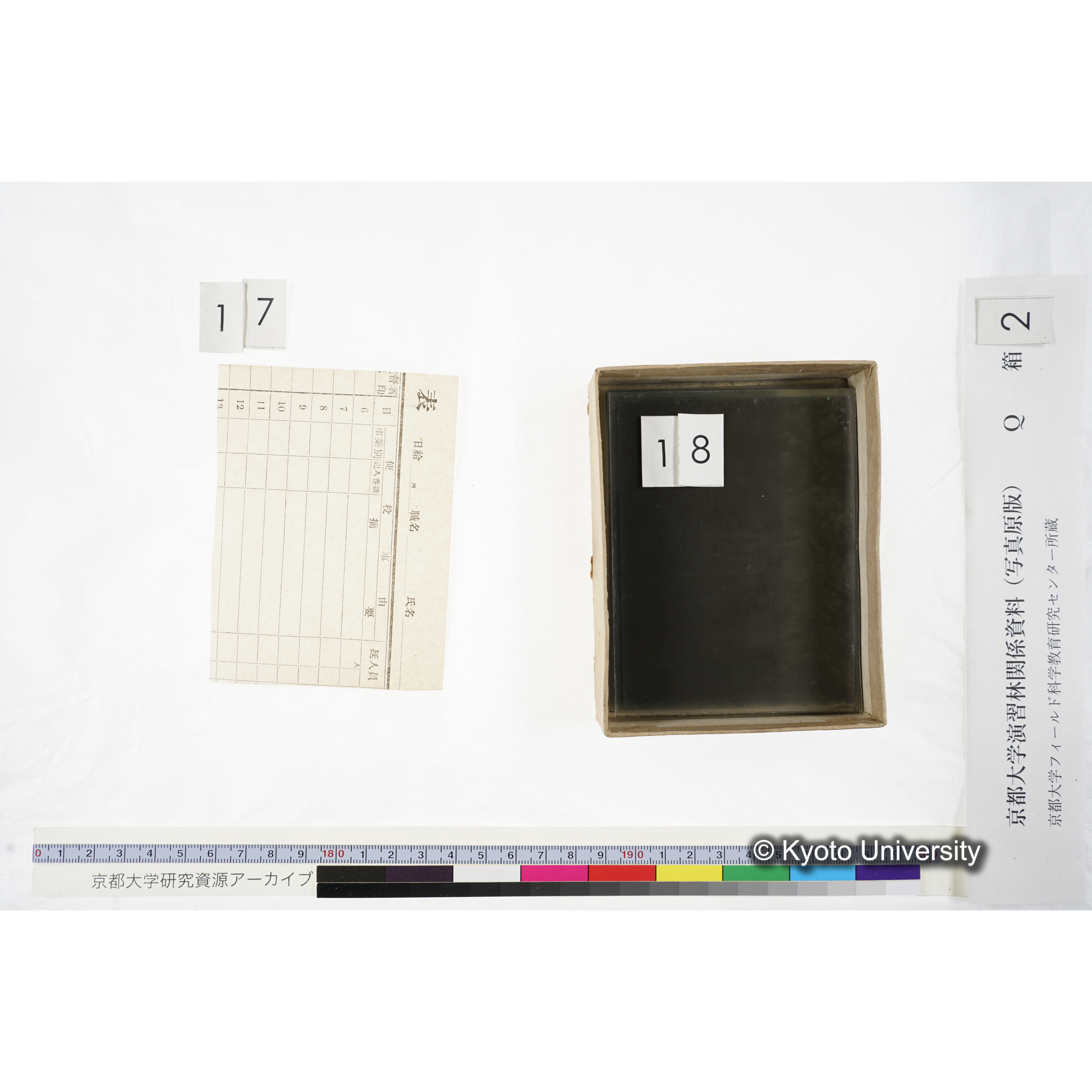 [ガラス乾板Q-箱2] 上賀茂試験地 2. (15)