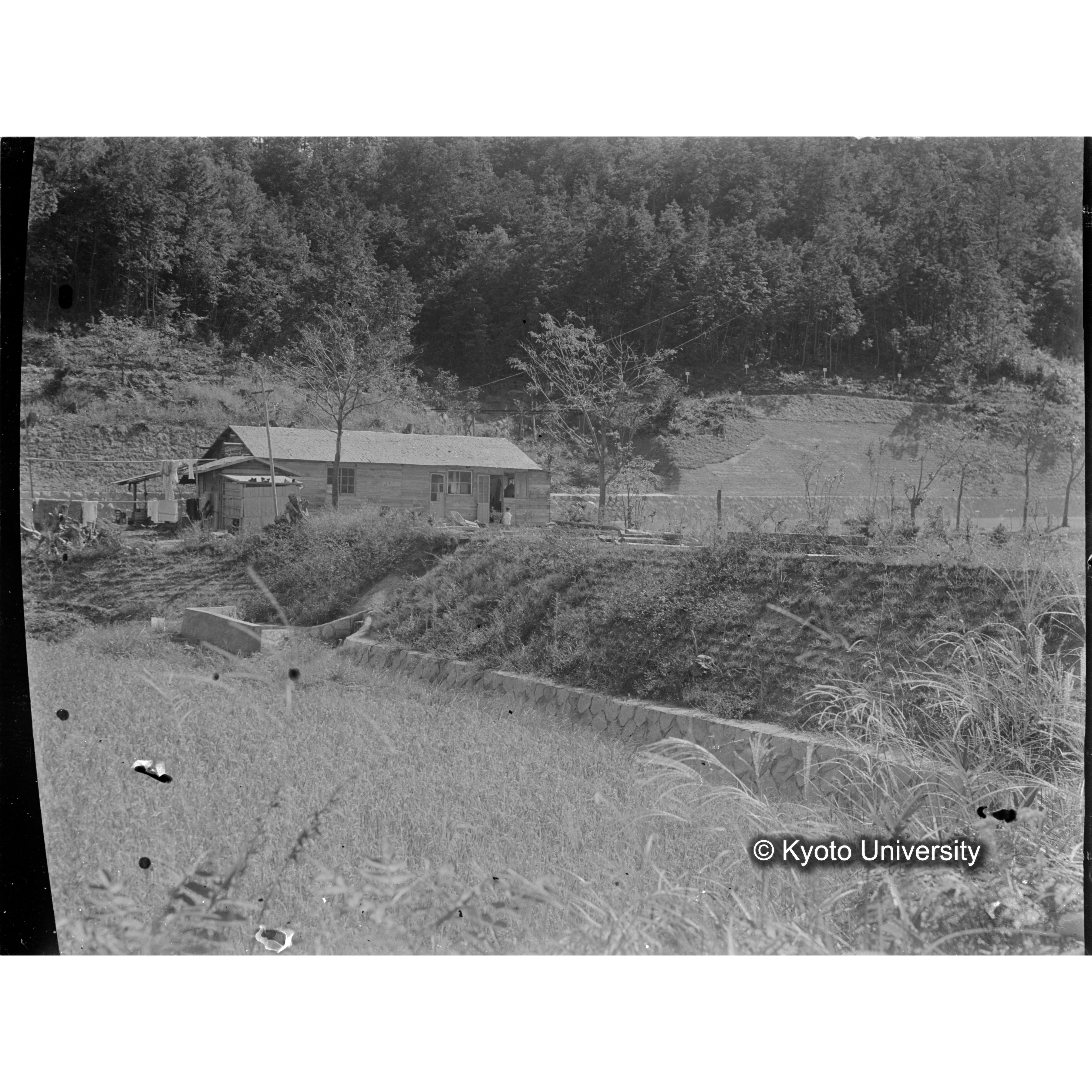 〔復旧完了の貯水池堰堤〕 (1)