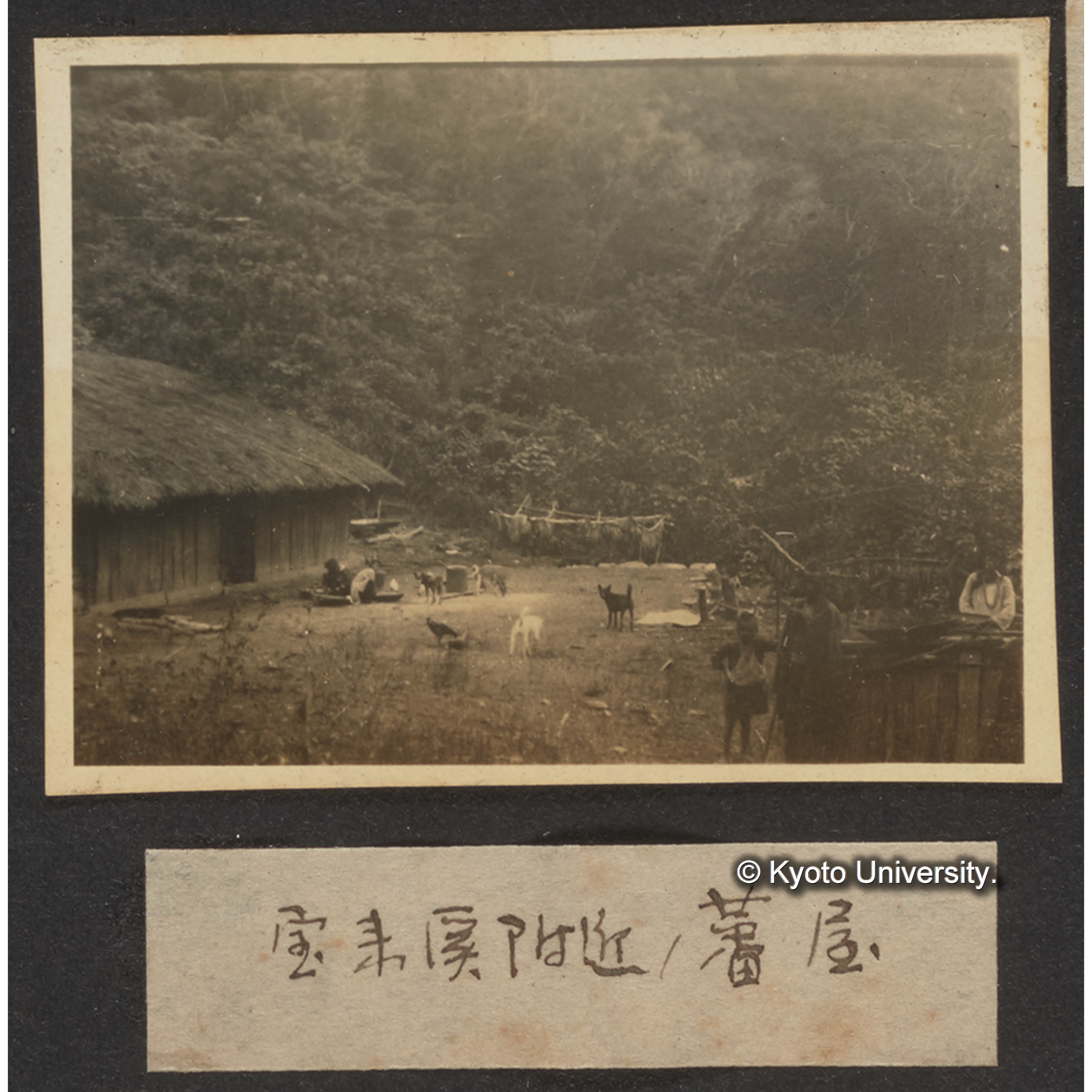 宝来渓附近の蕃屋 (1)