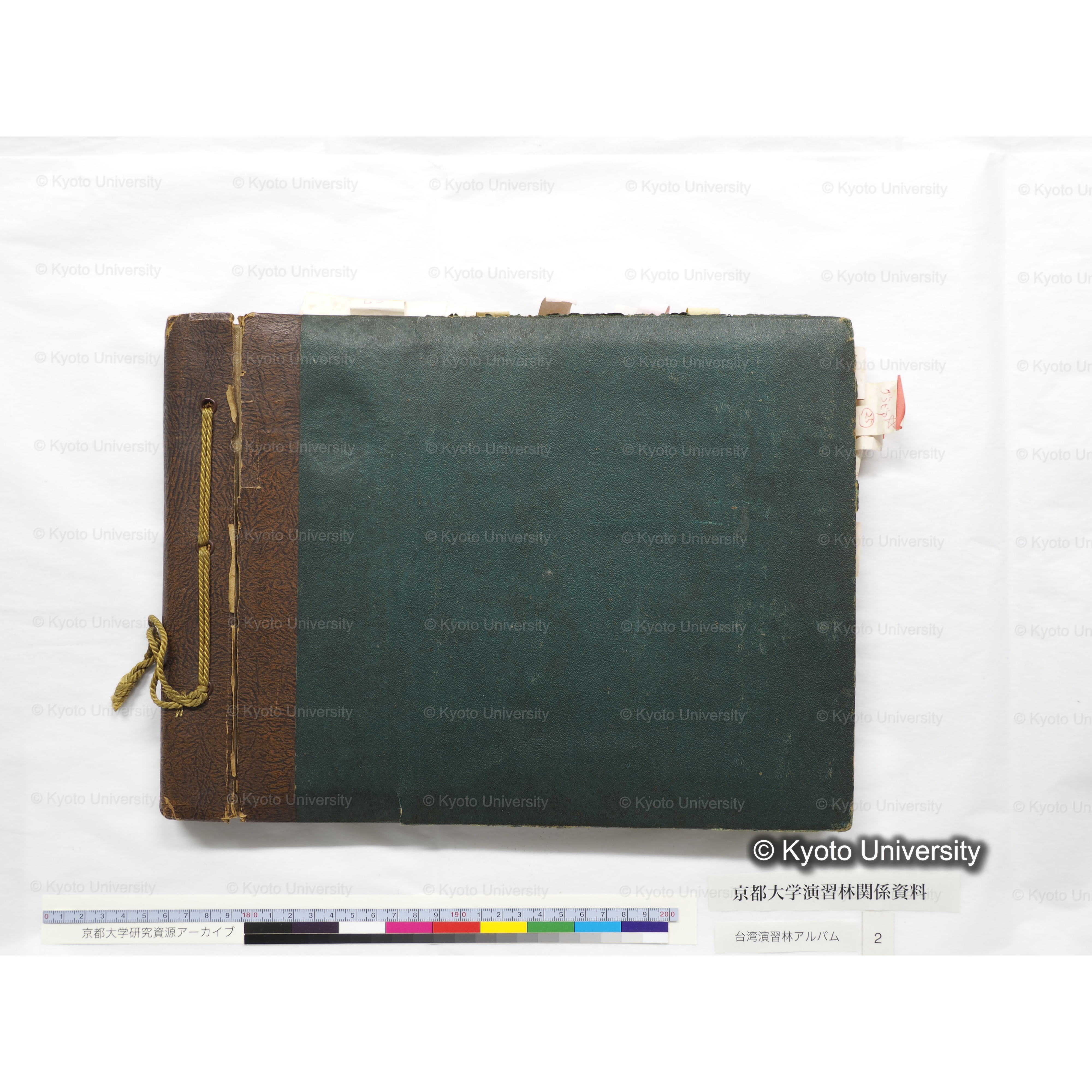 [台湾演習林アルバム(緑色表紙・赤茶色裏表紙)] (1)