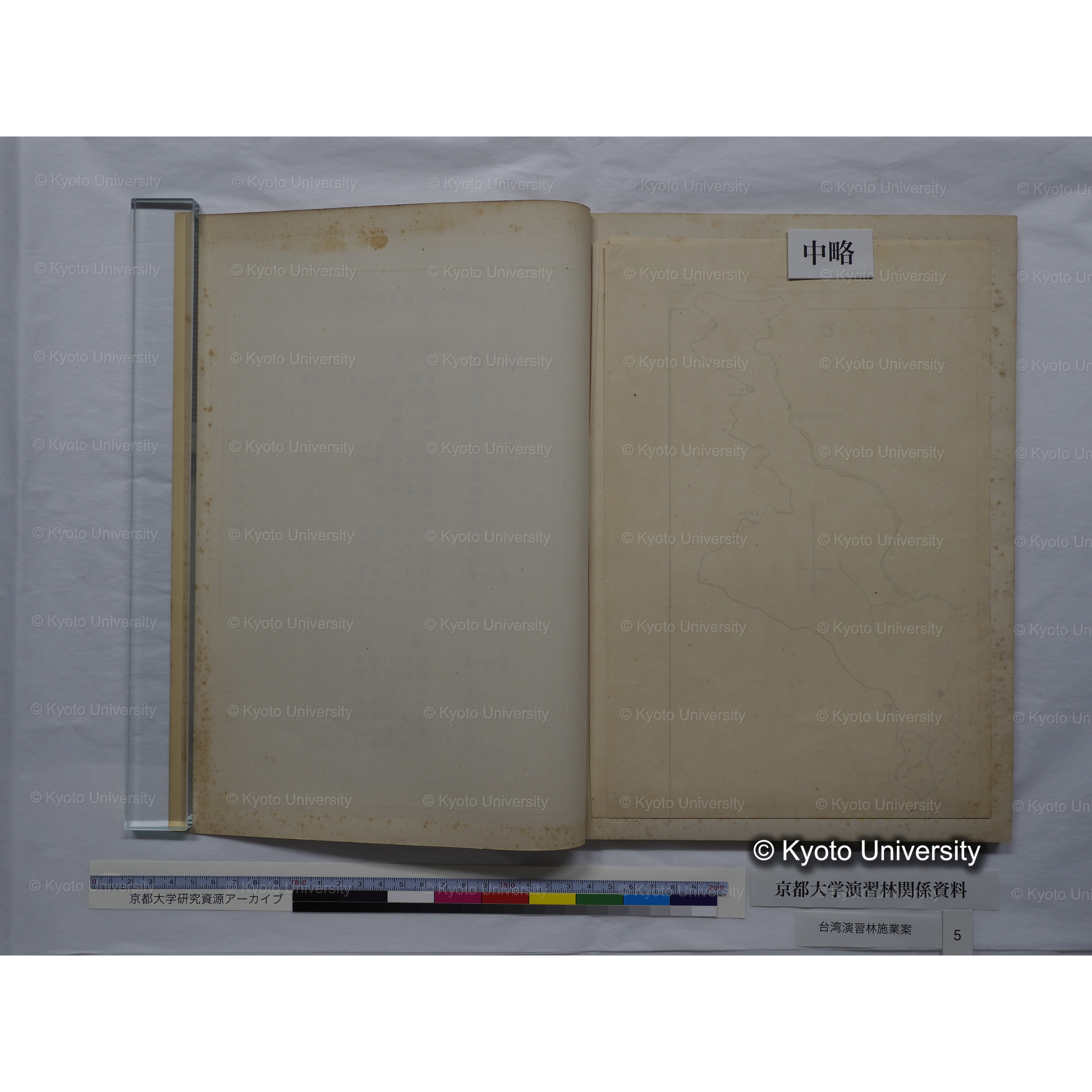 台湾演習林　施業案　実行期間＜自昭和 6年／至昭和12年＞　昭和六年四月編成. (26)