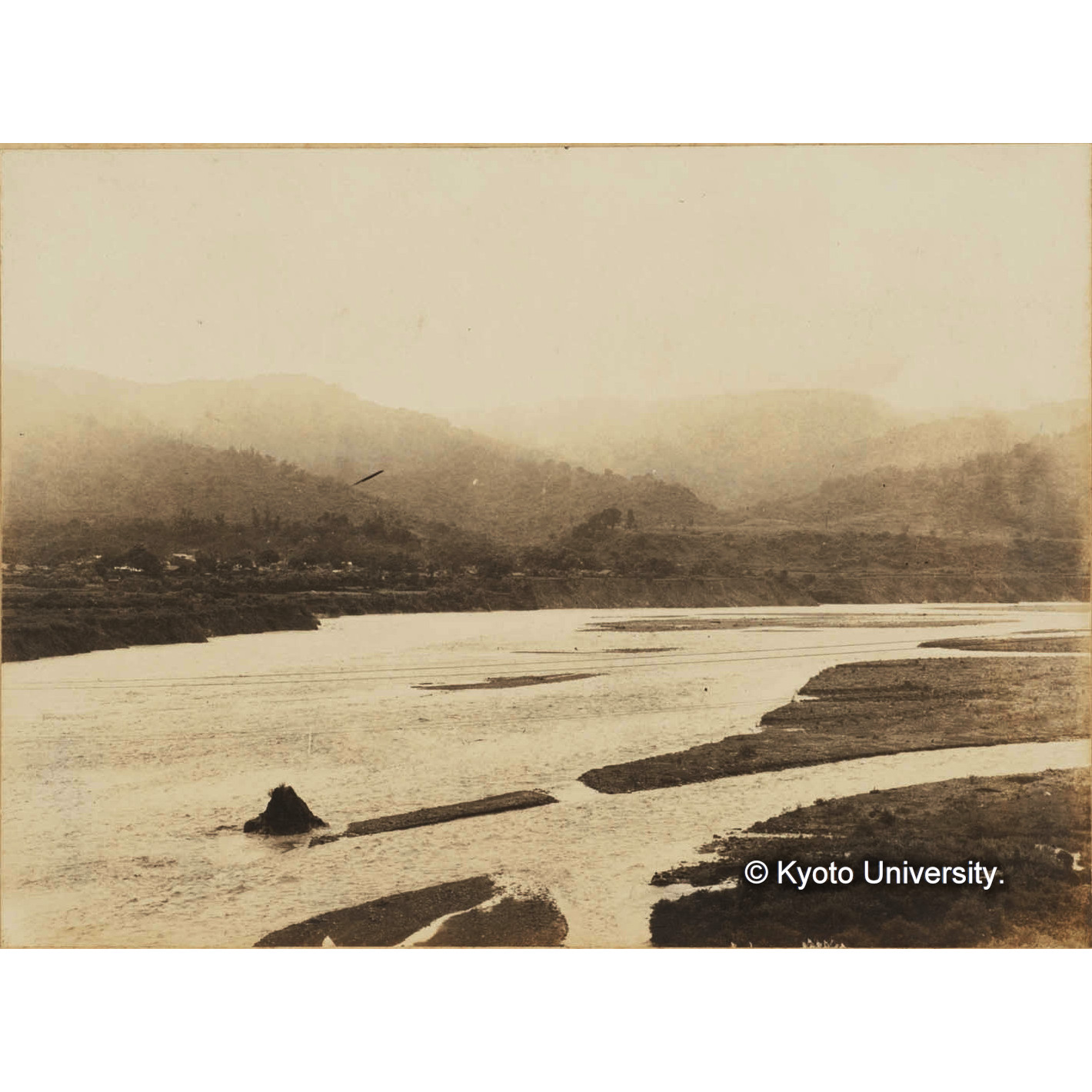 荖濃渓増水の状況 (1)