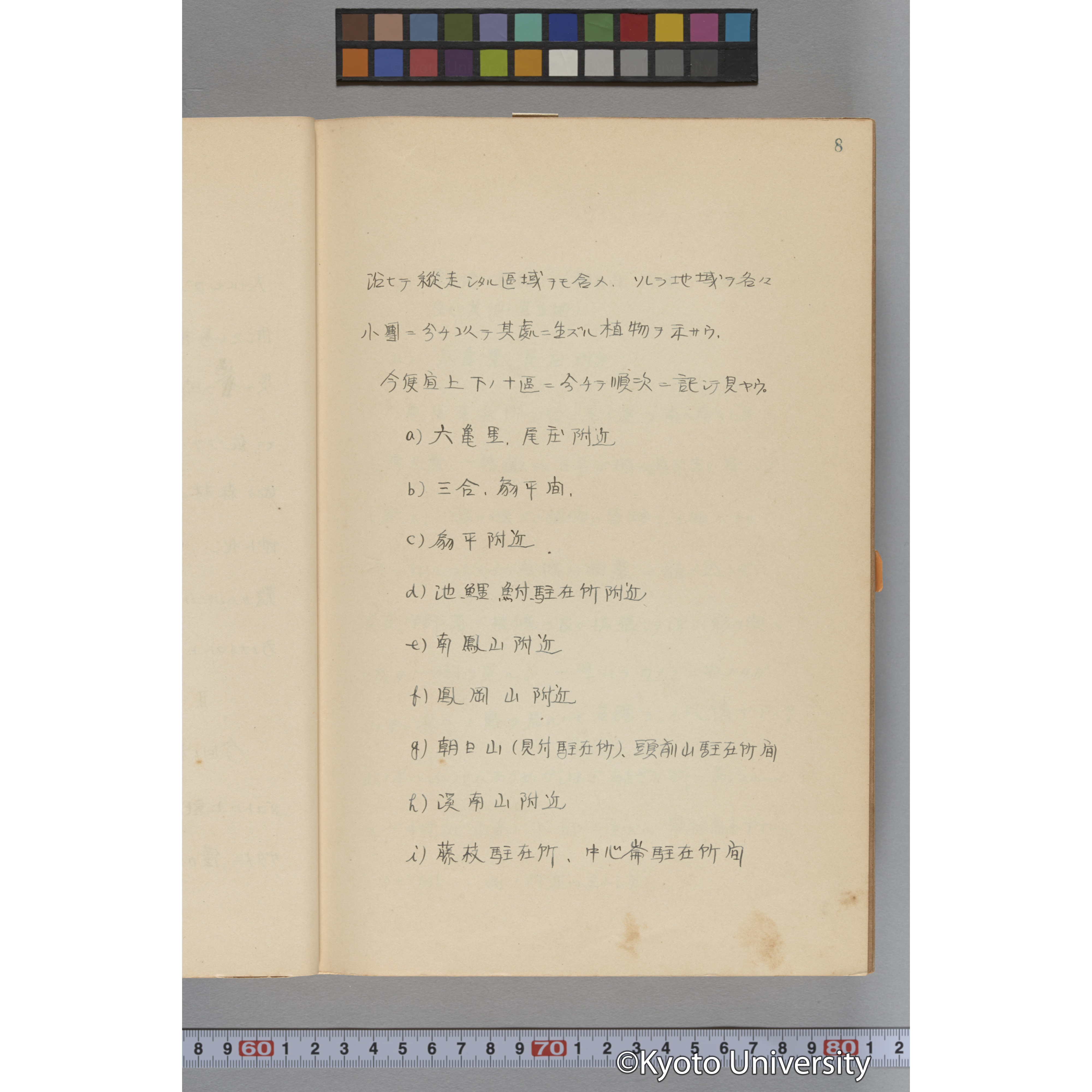 台湾演習林植物調査報告. 第一予報. 1931 植物調査班 (20)