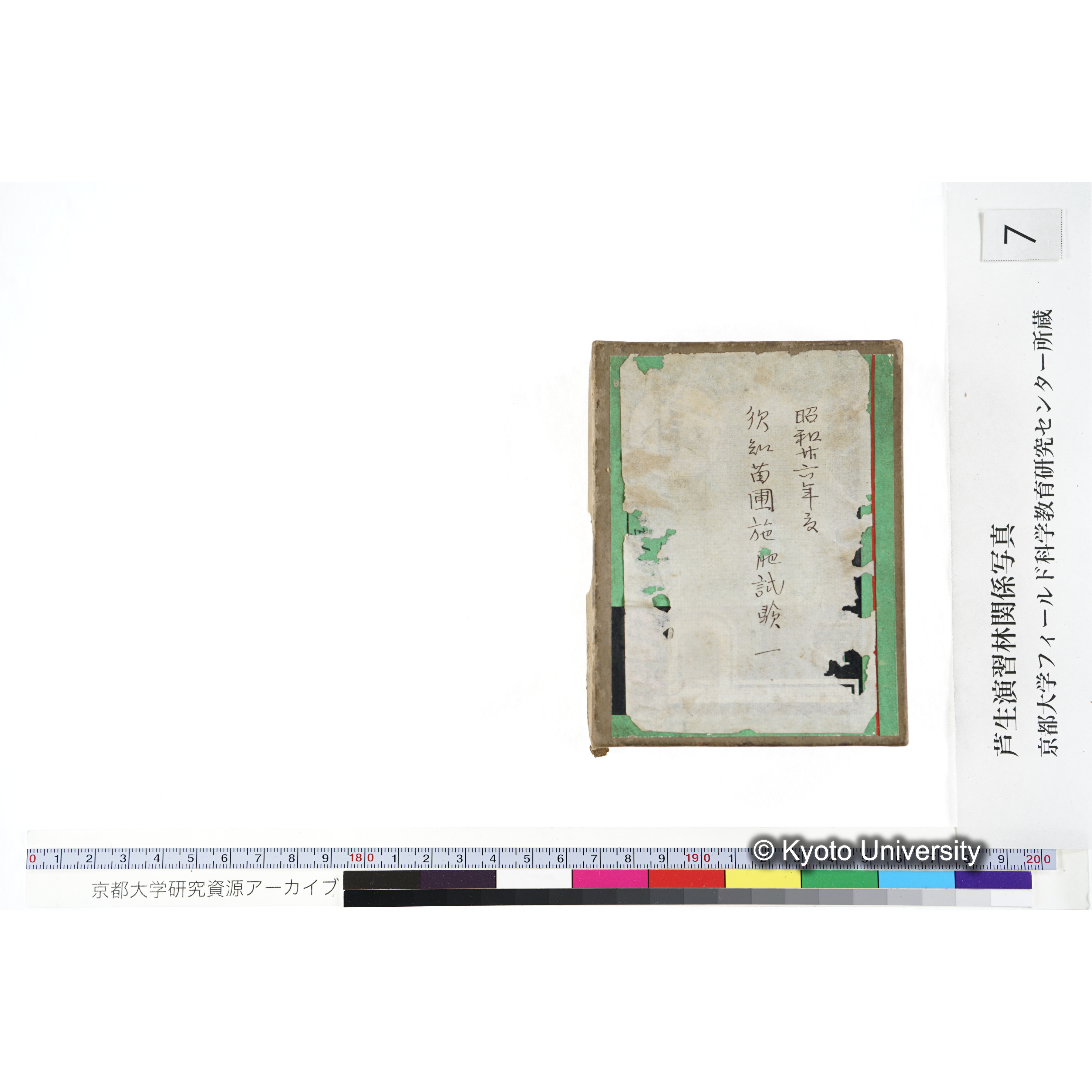 [箱]昭和廿六年度 須知苗圃施肥試験 一 (4)