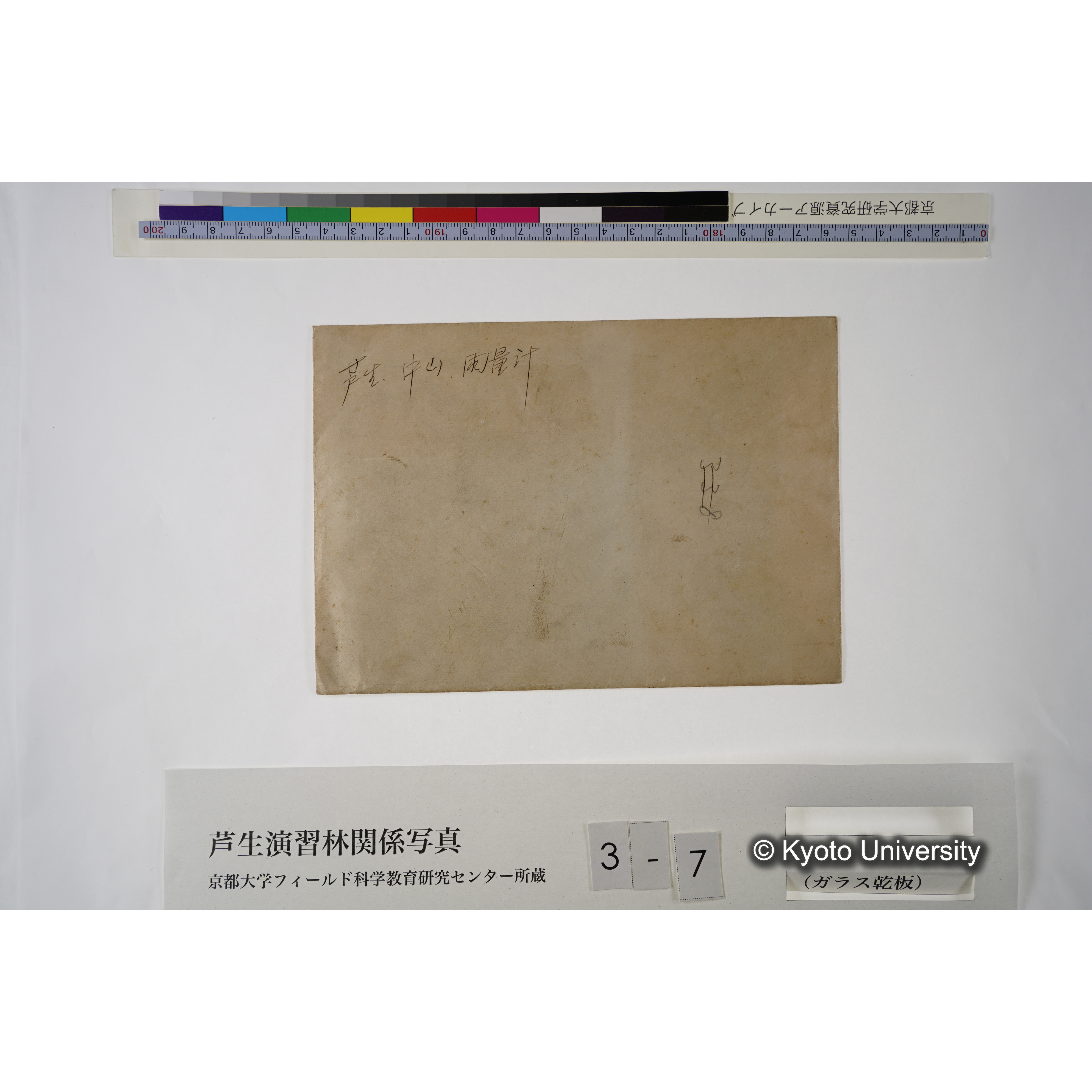 芦生・中山. 雨量計. (見せ消ち)「338」. (2)