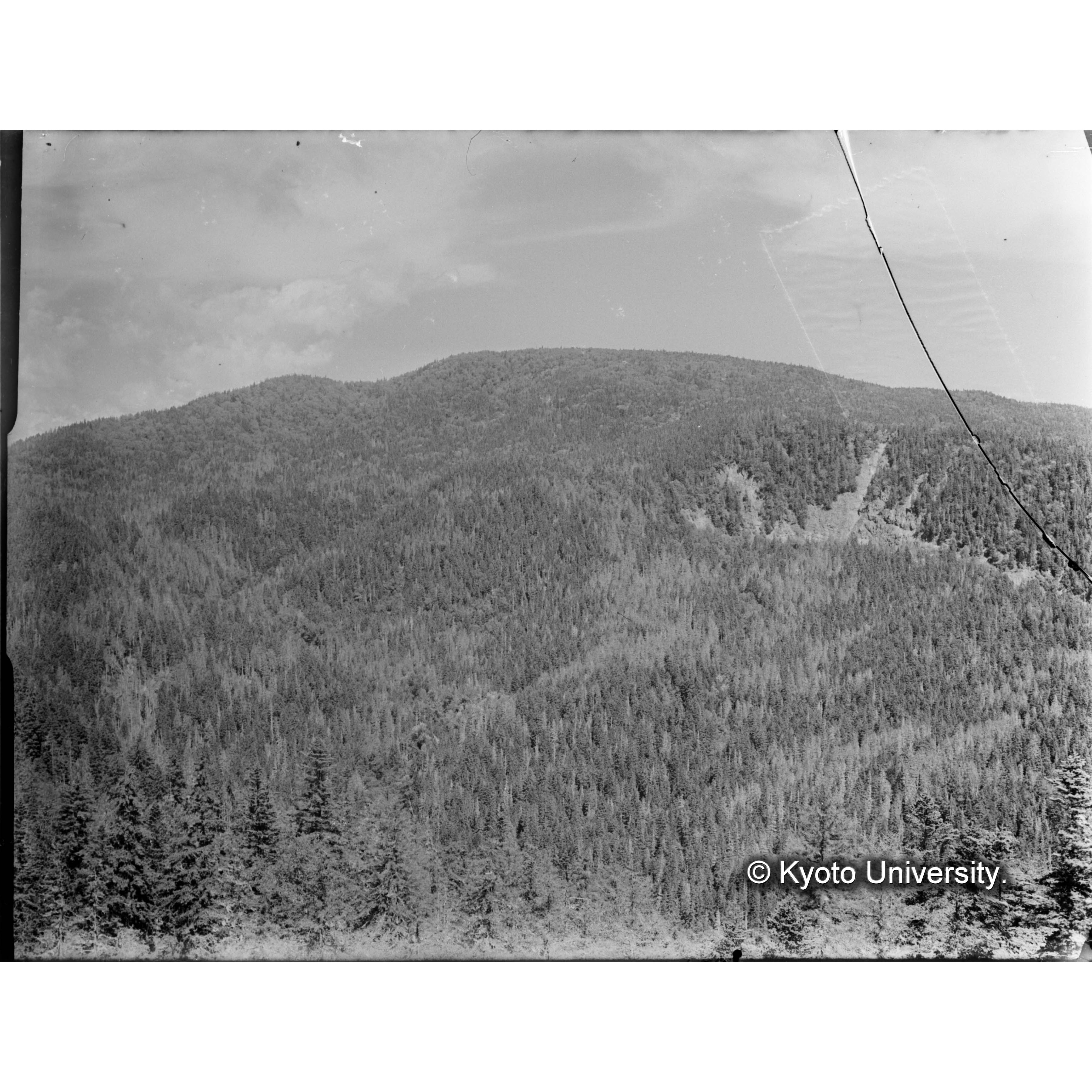 見晴山望樓上より望みたる別小走山 (1)