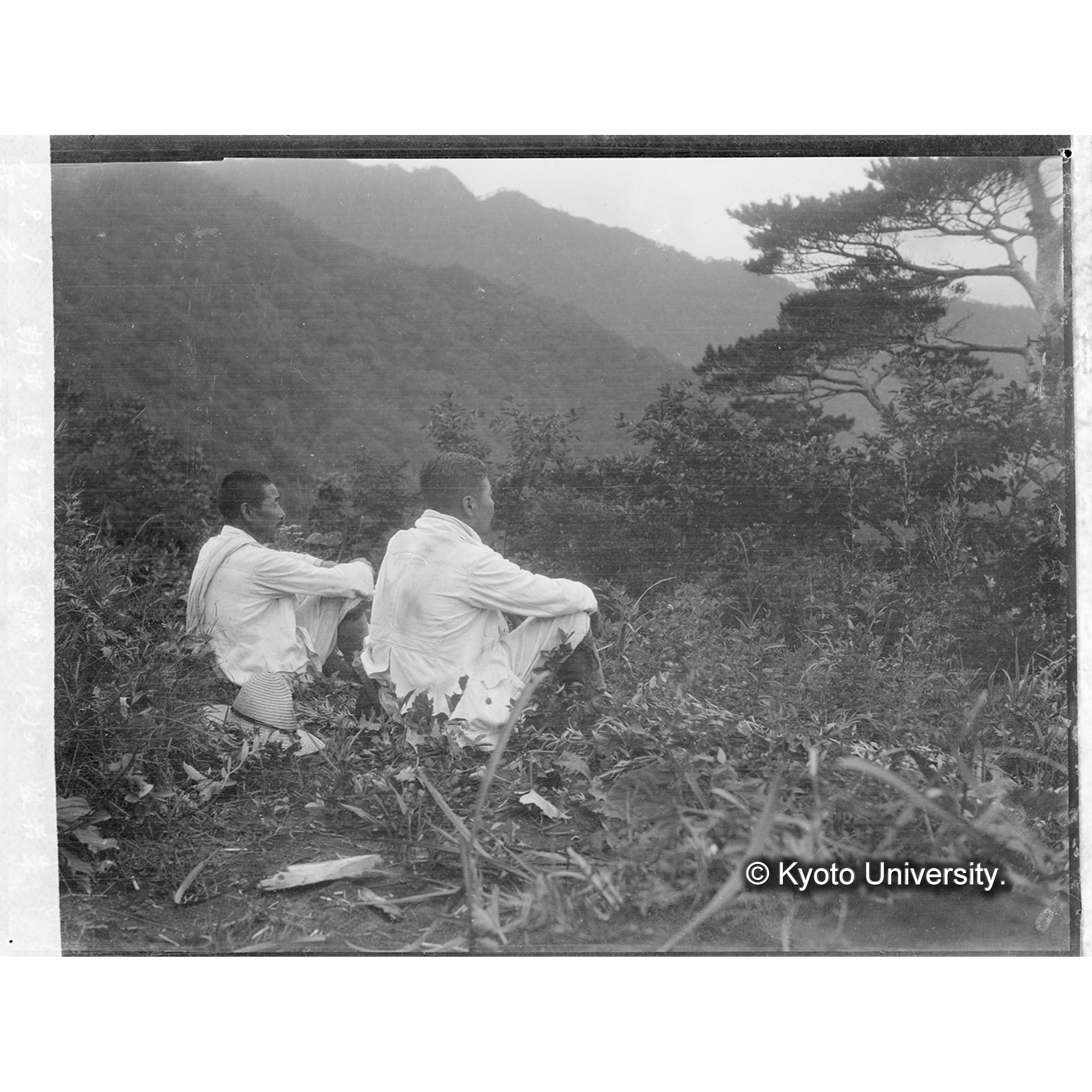 達宮下店谷(臥雲との境)より盤若峯方面を望む (1)