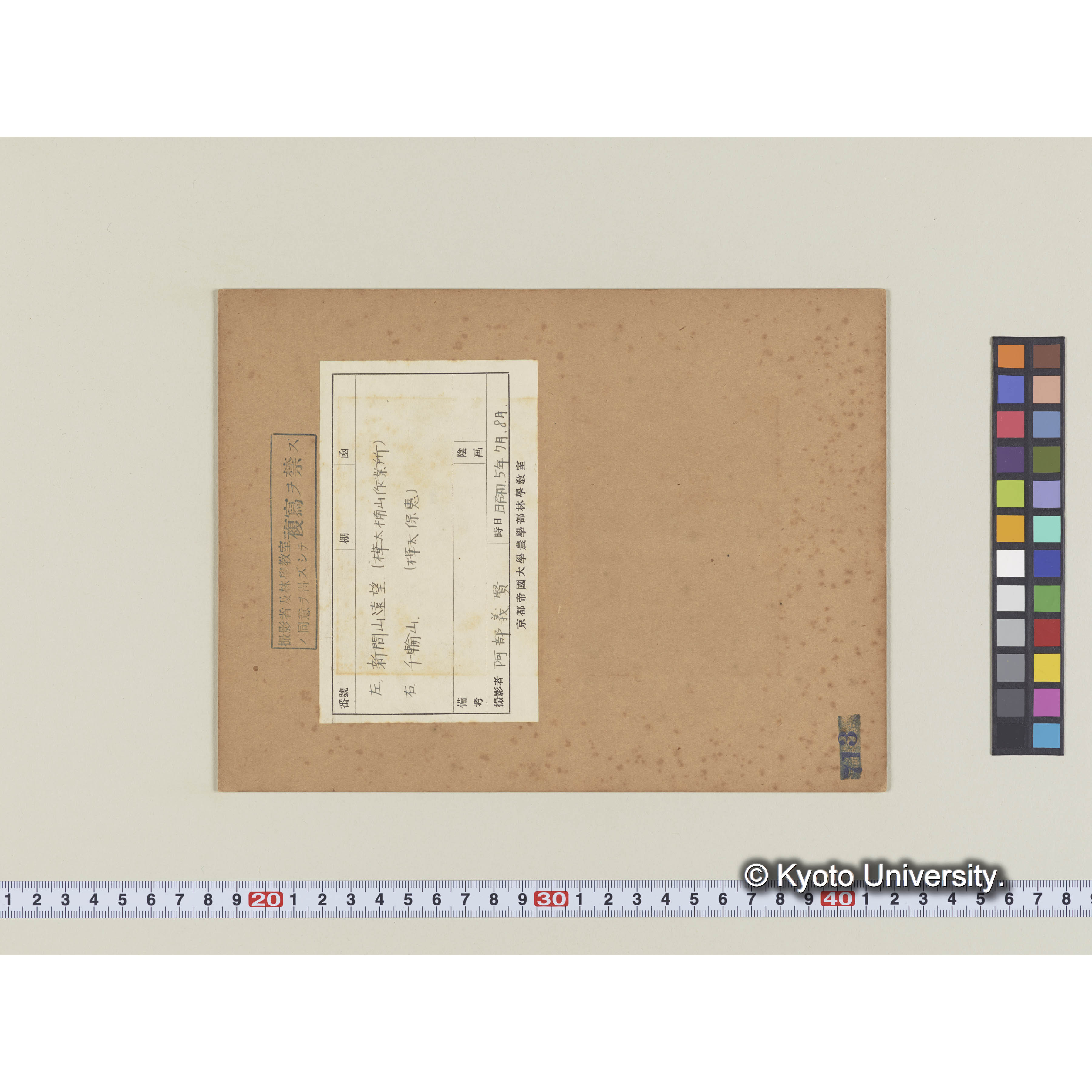 新問山の遠望（樺太楠山作業所） (1)