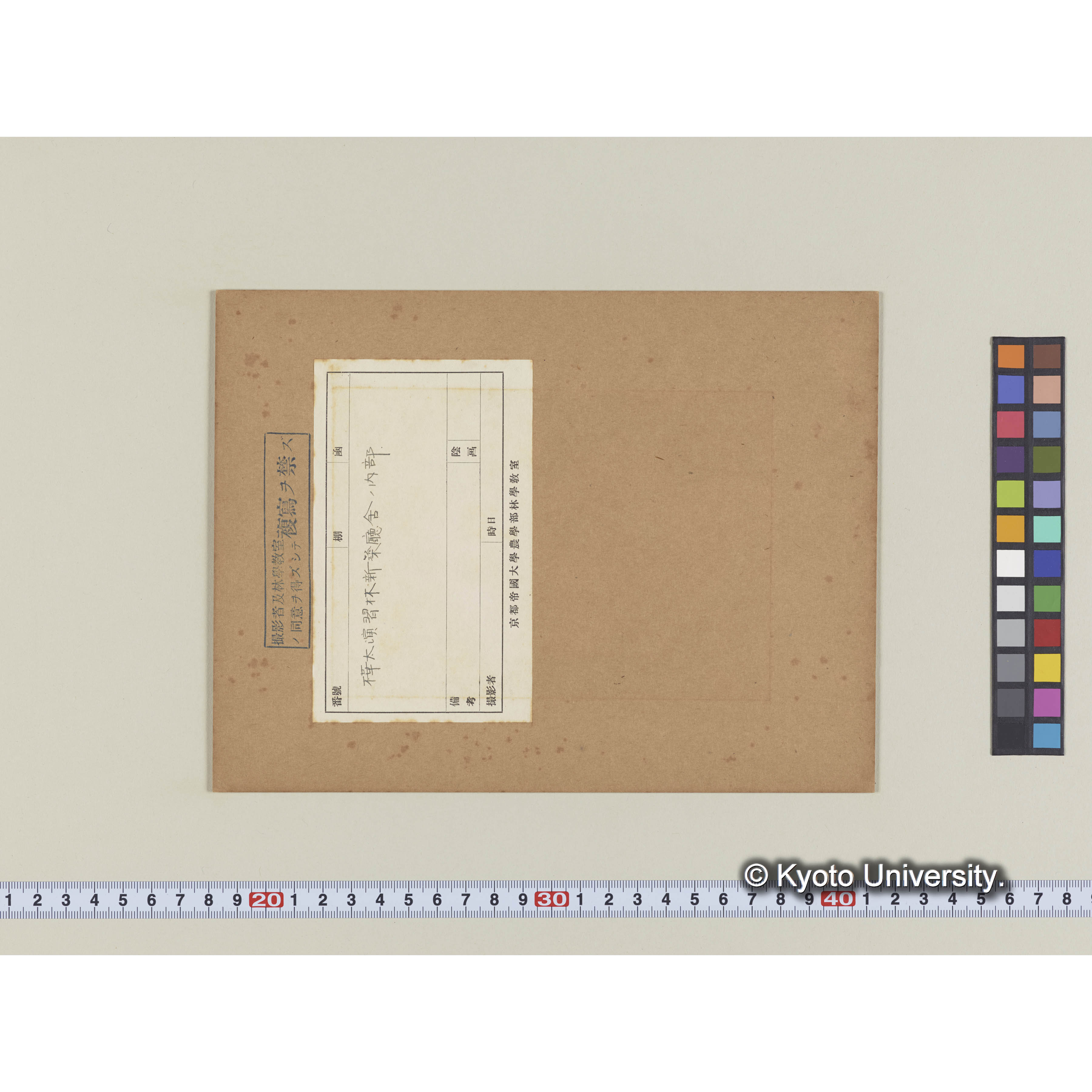 樺太演習林新築庁舎の内部 (1)