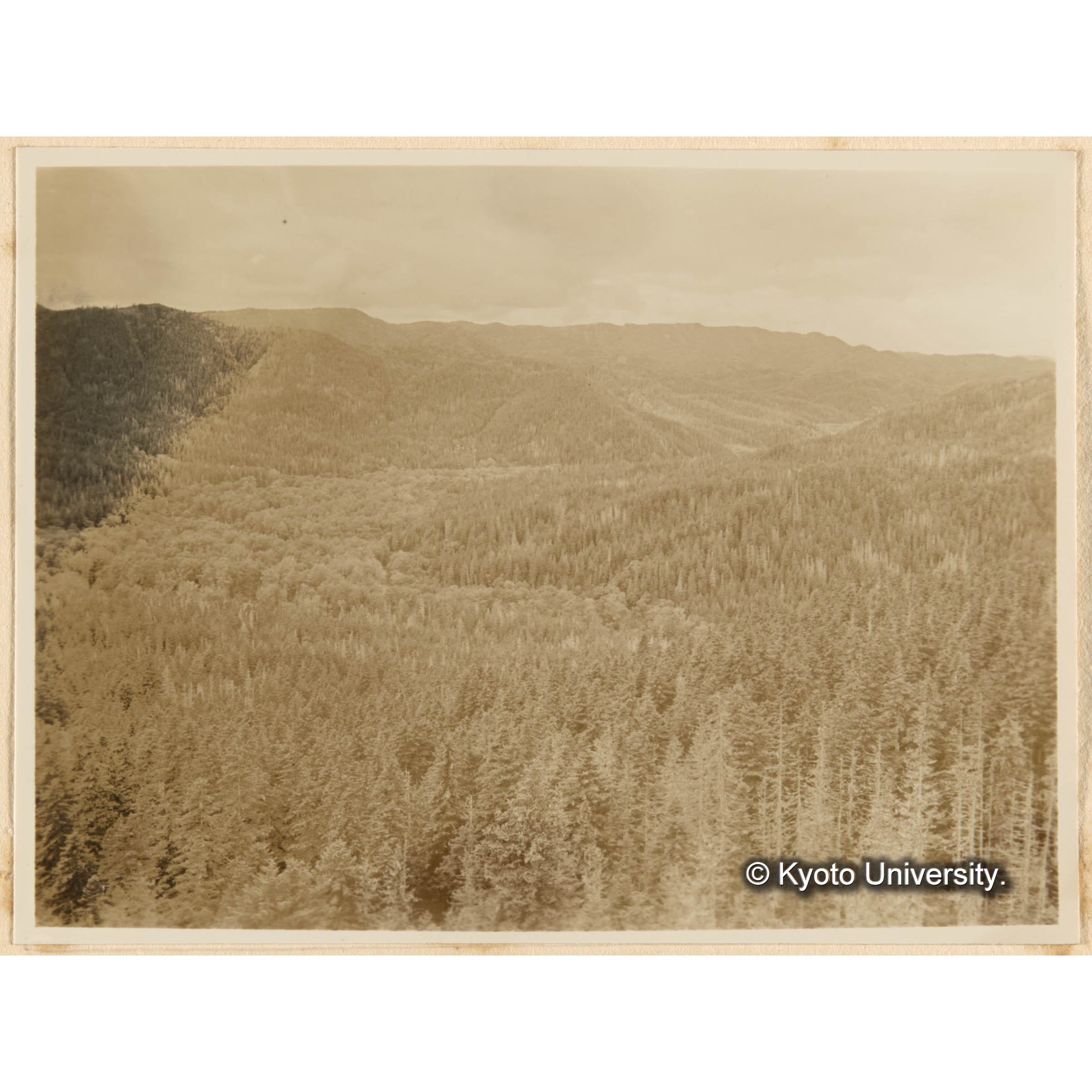 古丹岸團地、見晴望楼上ヨリきばらり川流域ヲ望ム、後方峯通リハとつ川流域 (1)