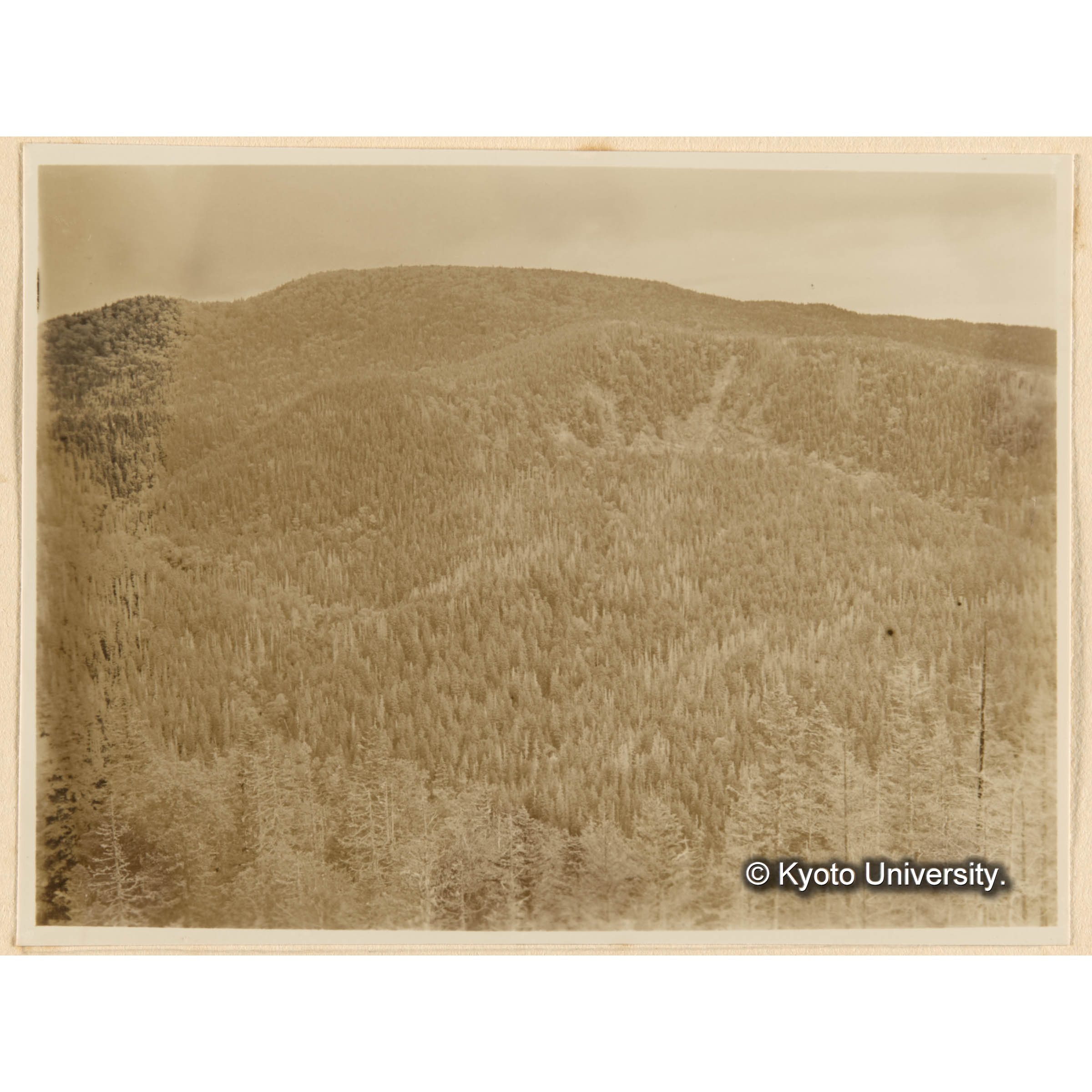 古丹岸團地 見晴望楼ヨリ別小走山（西南）ヲ望ム (1)