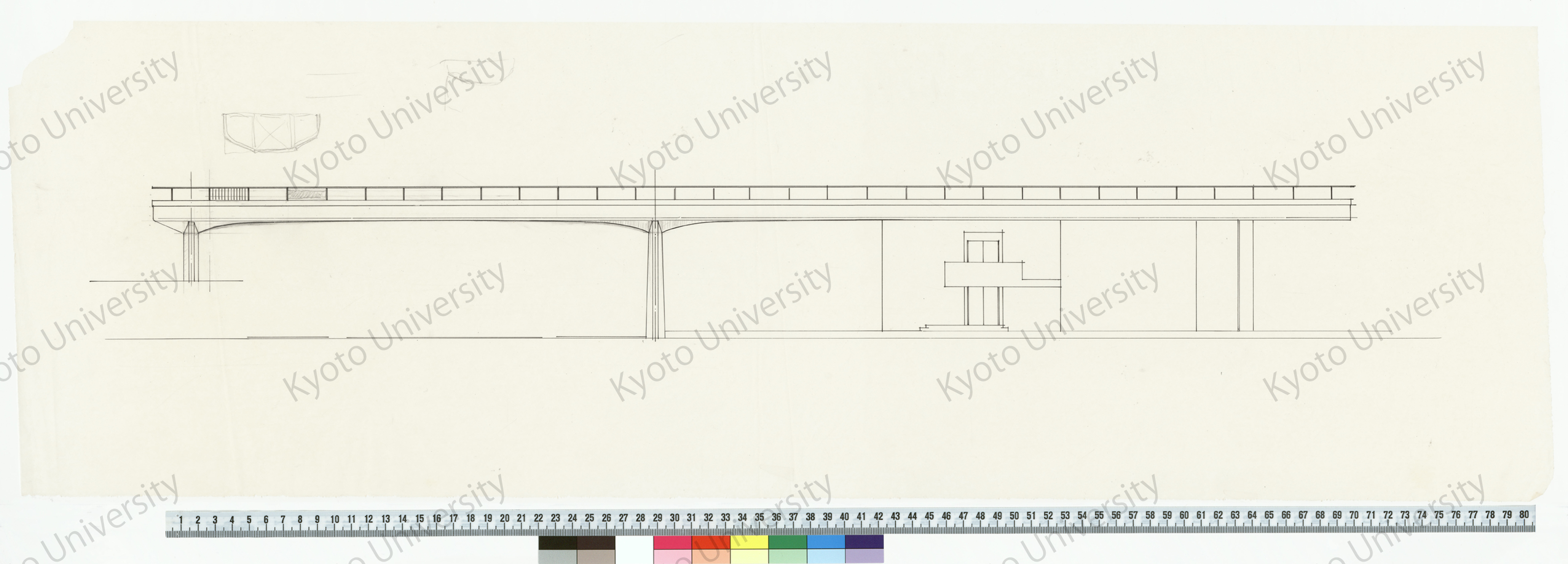 ［陸橋立面図］ (1)