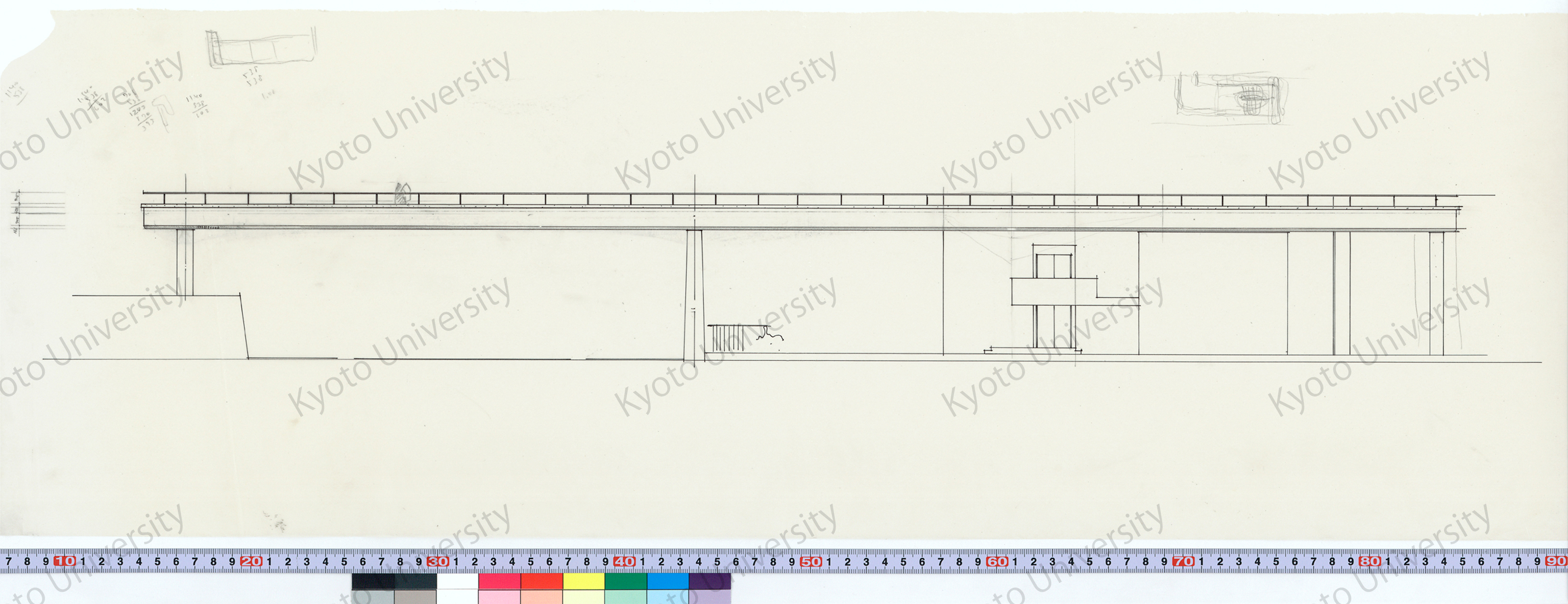 ［陸橋立面図］ (1)