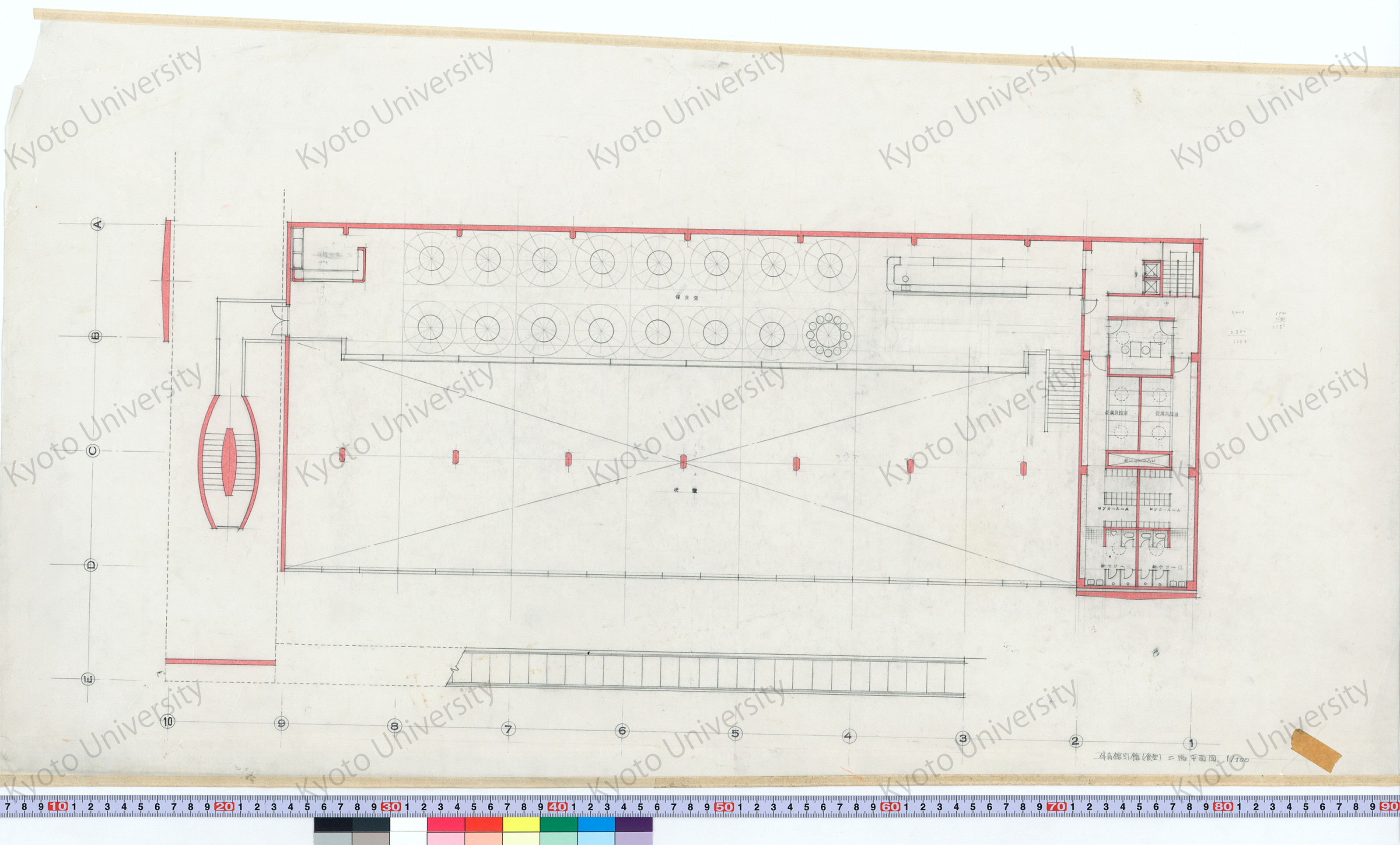 体育館別館（食堂）二階平面図_1/100 (1)
