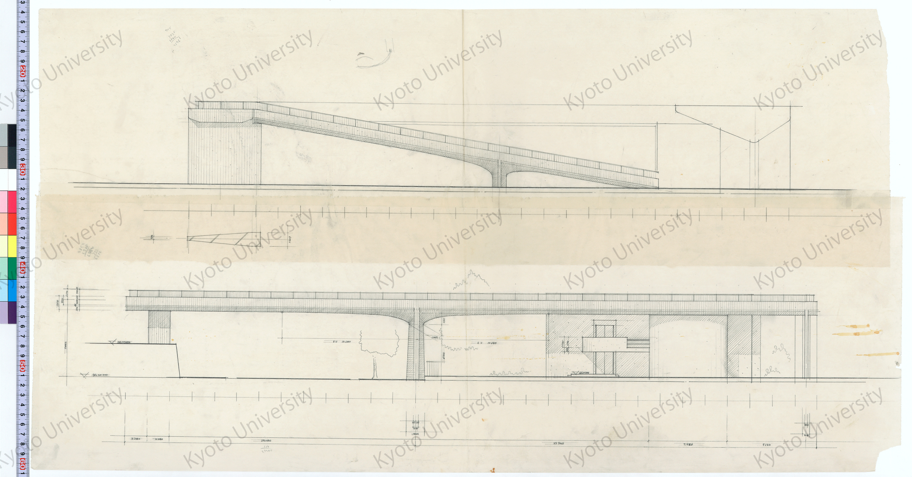 ［陸橋立面図］ (1)