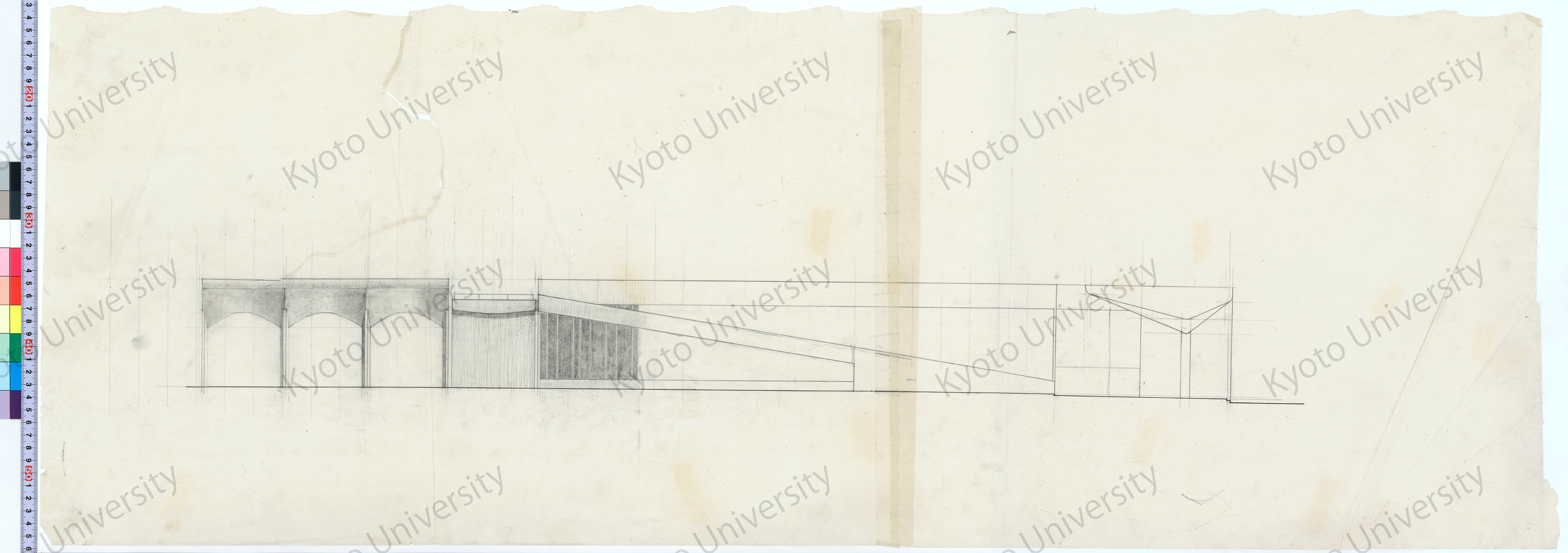 ［陸橋立面図］ (1)