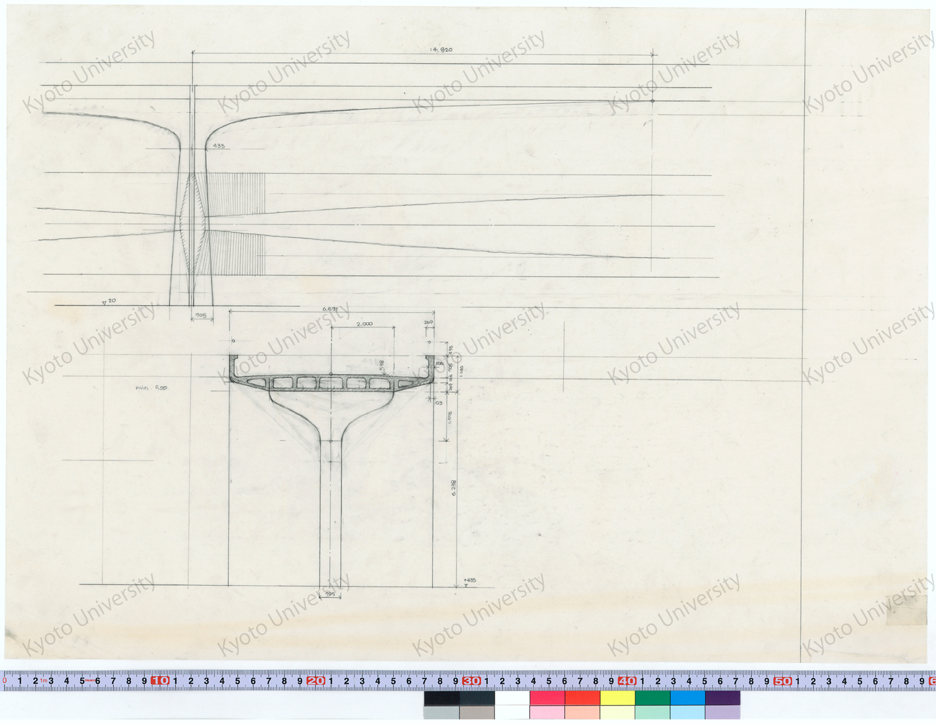［陸橋断面図］ (1)