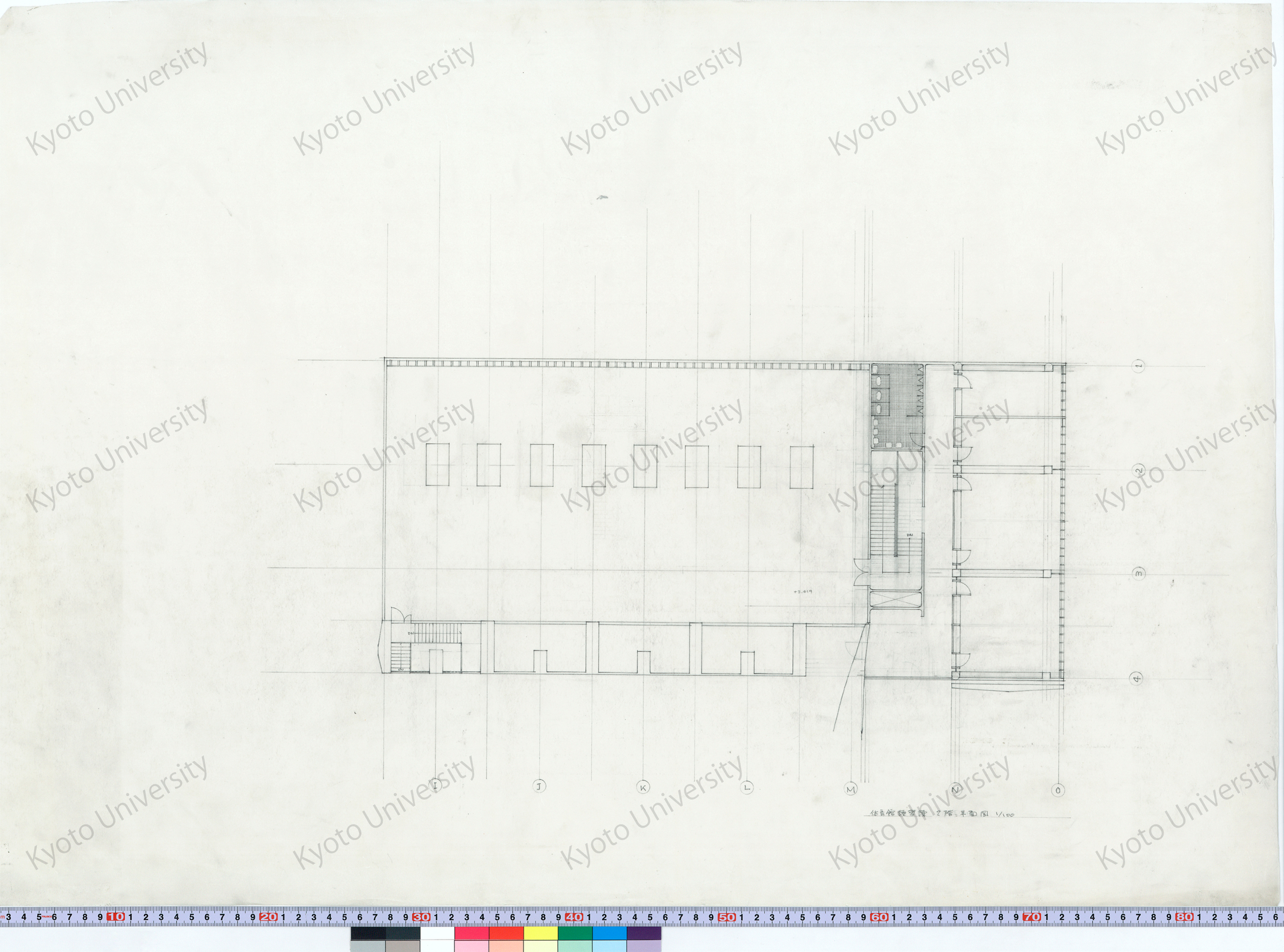 体育館練習棟 2階 平面図_1/100 (1)