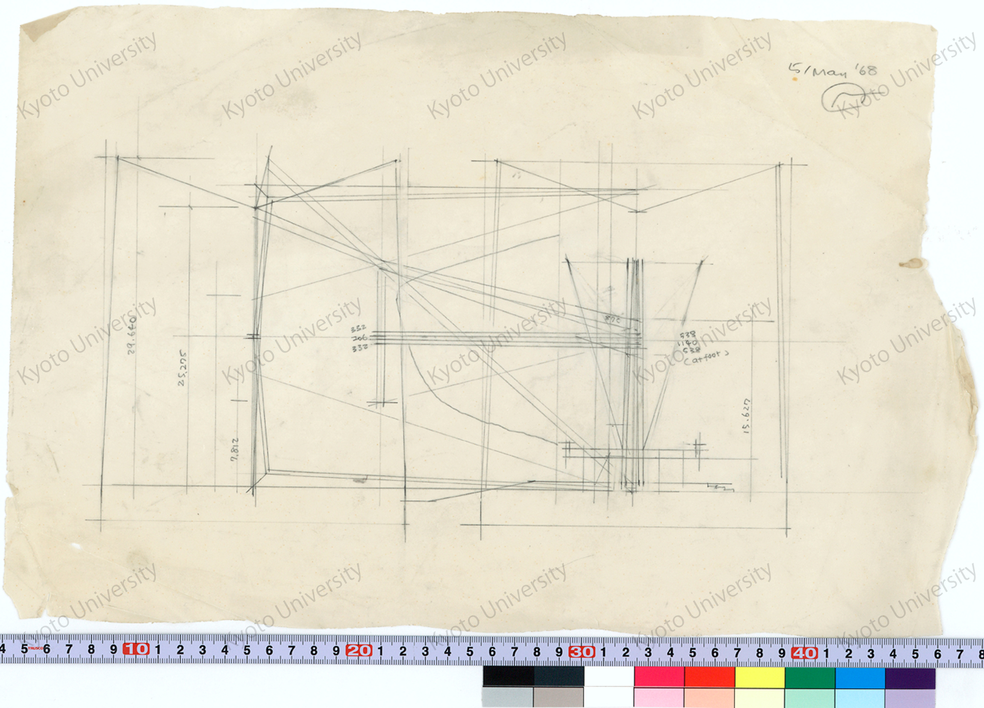 ［スタディ図面］_5/May ’68 (1)