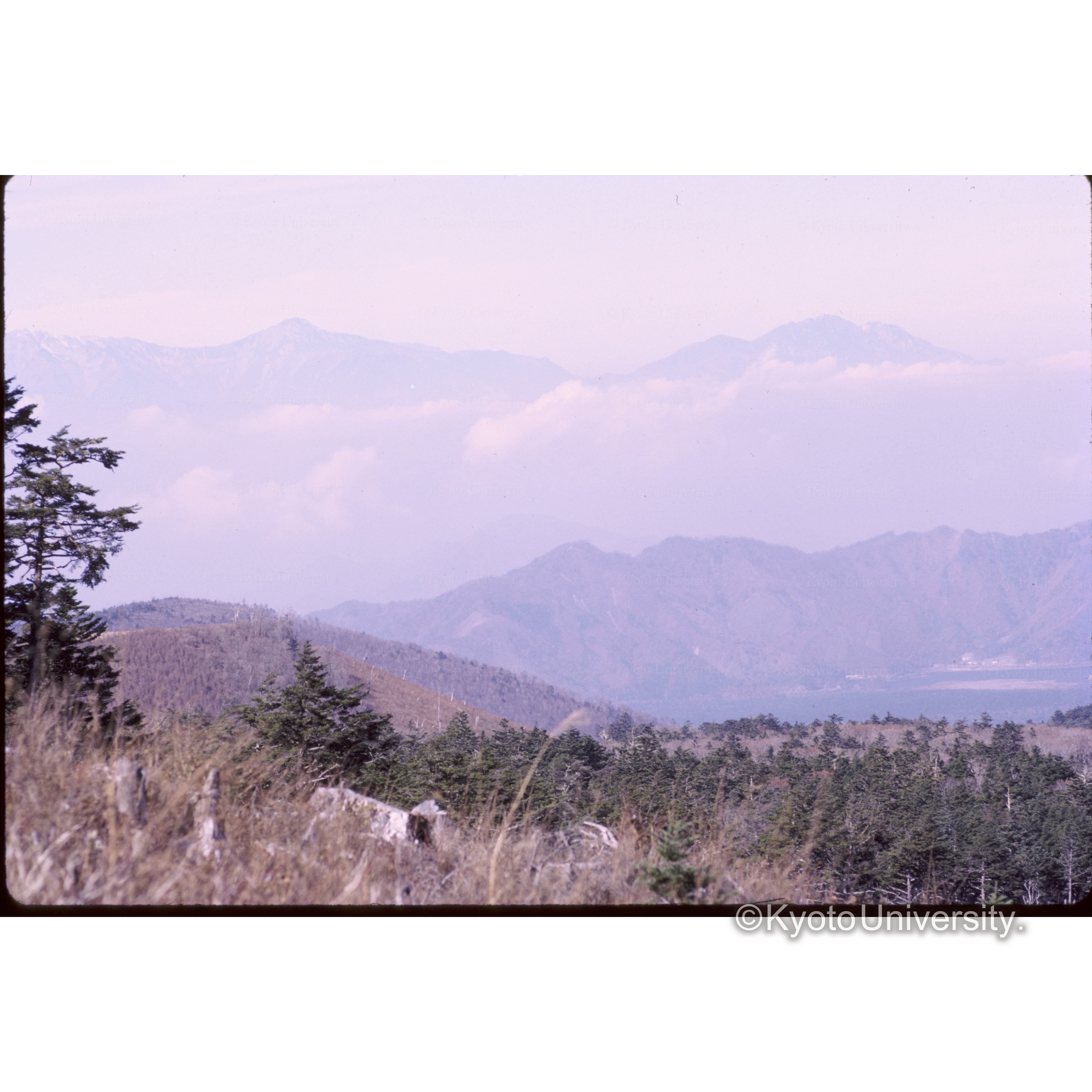 スバルラインからみたアルプス (1)