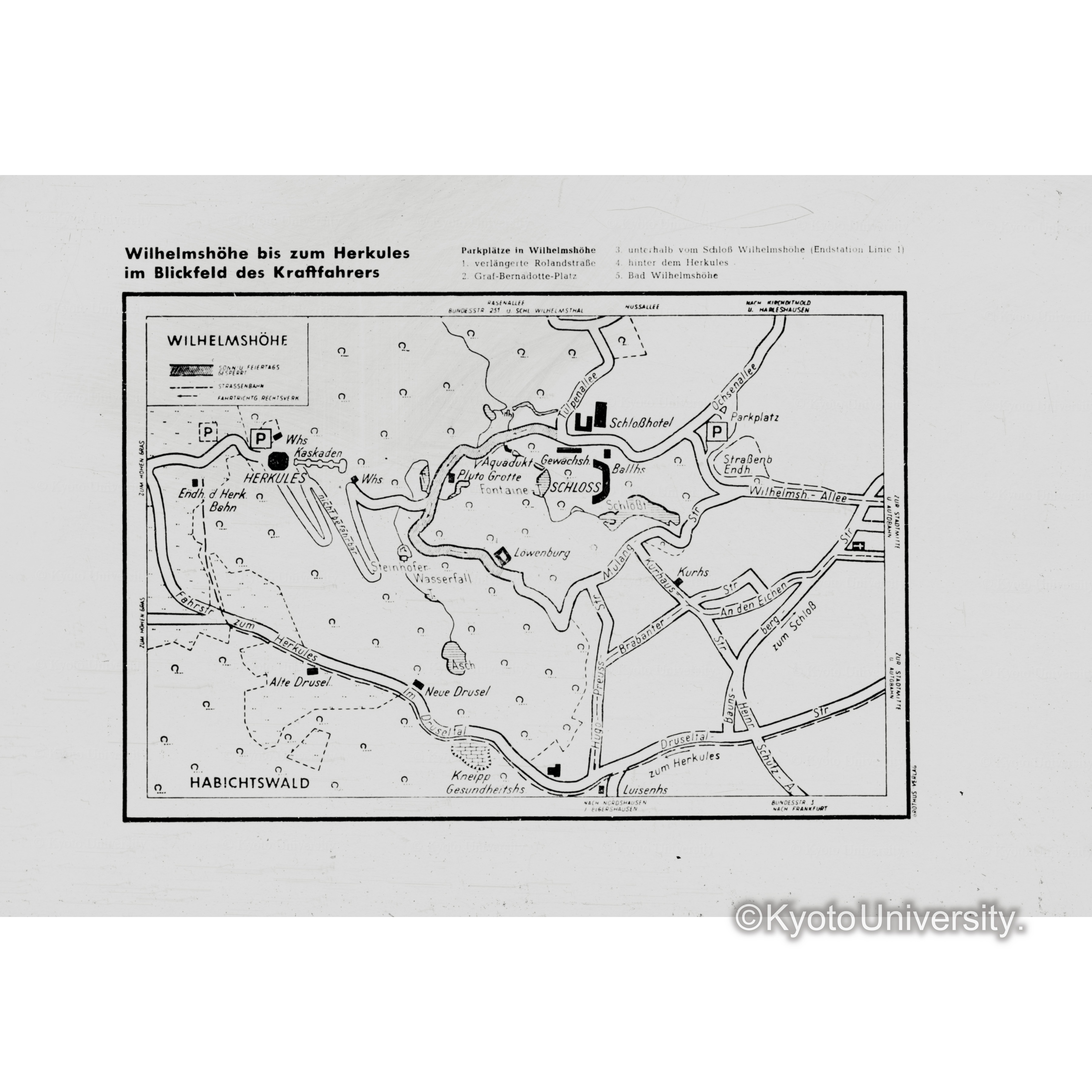 Wilhelmshöheの平面図（現状） (1)
