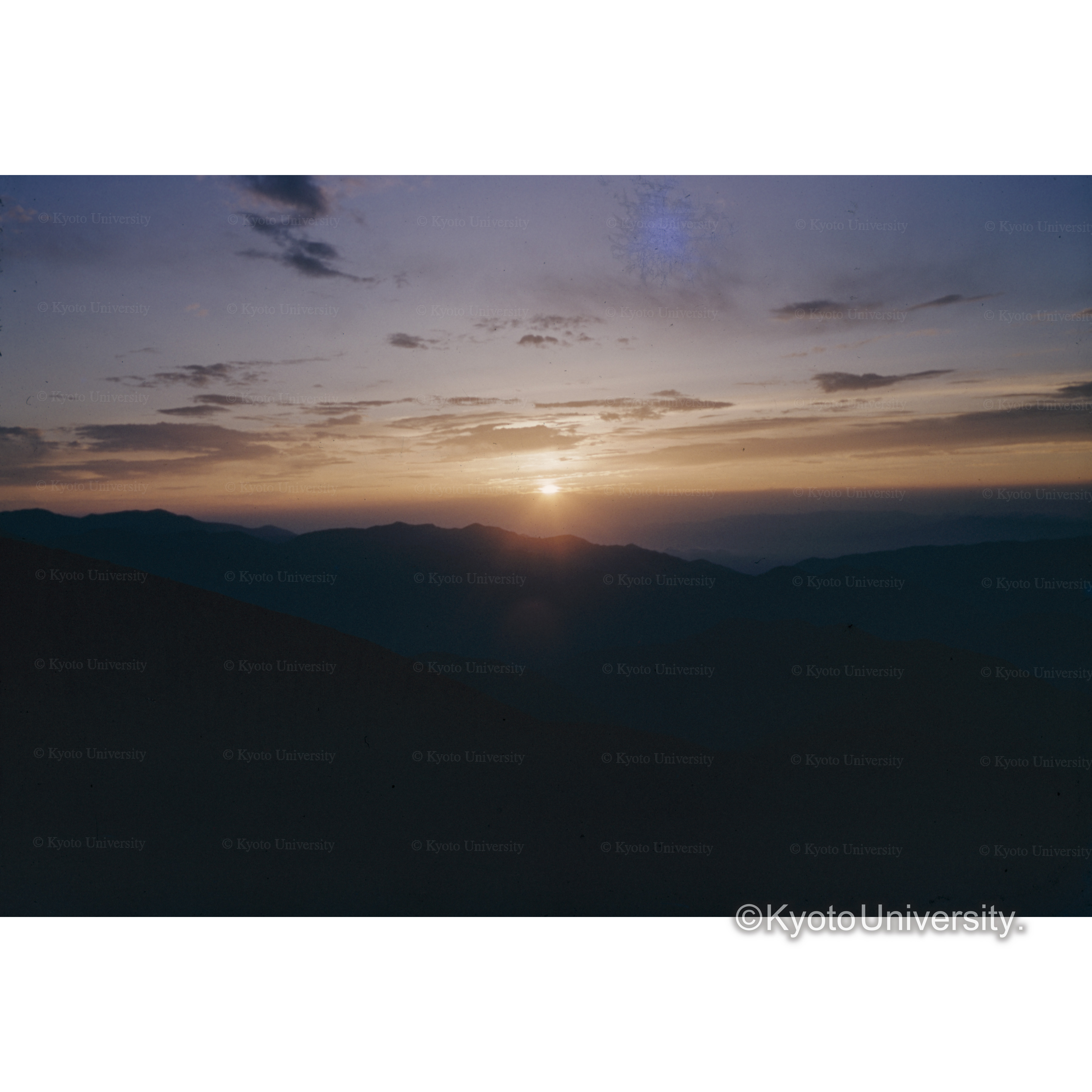 〔乗鞍の日の出〕 (1)