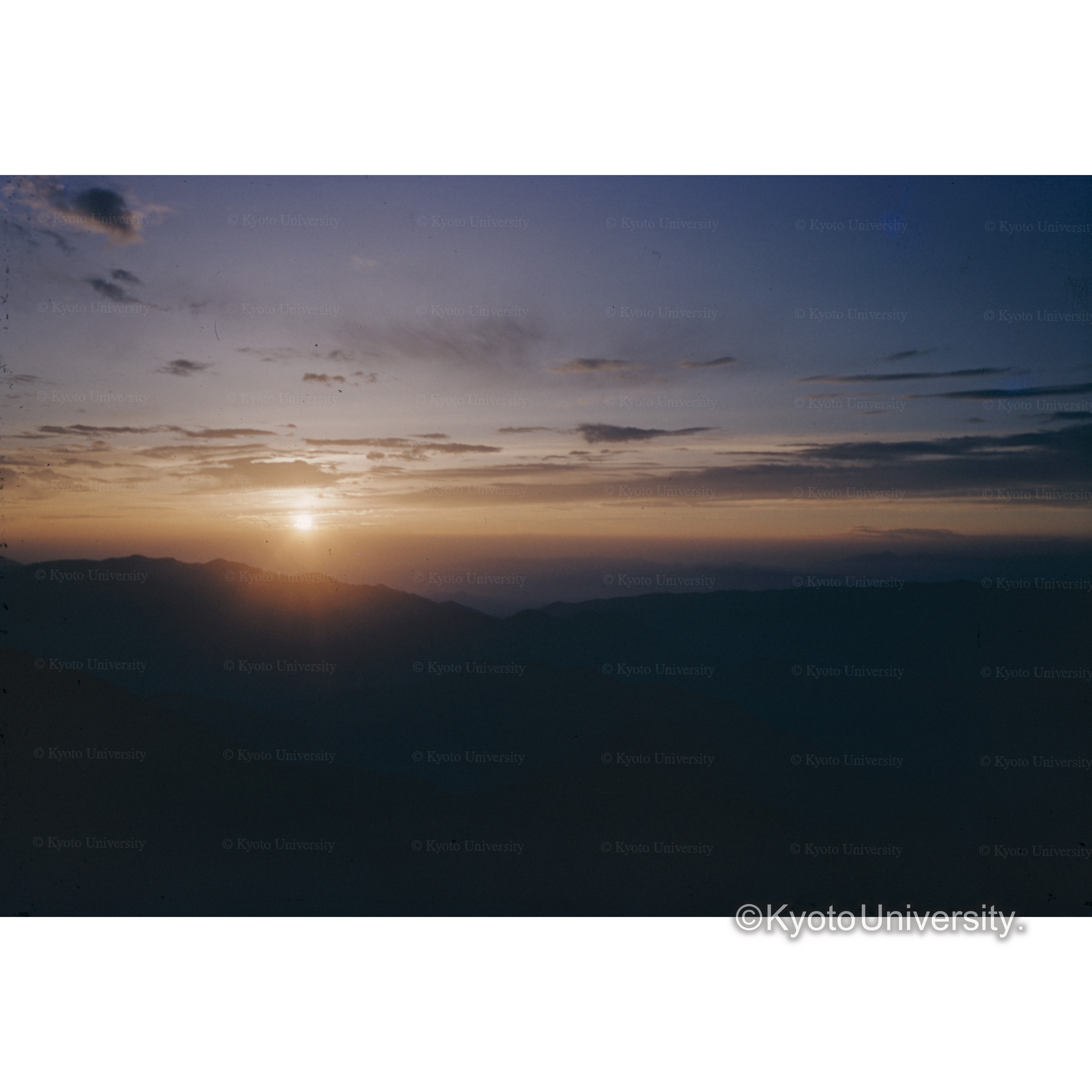 〔乗鞍の日の出〕 (1)