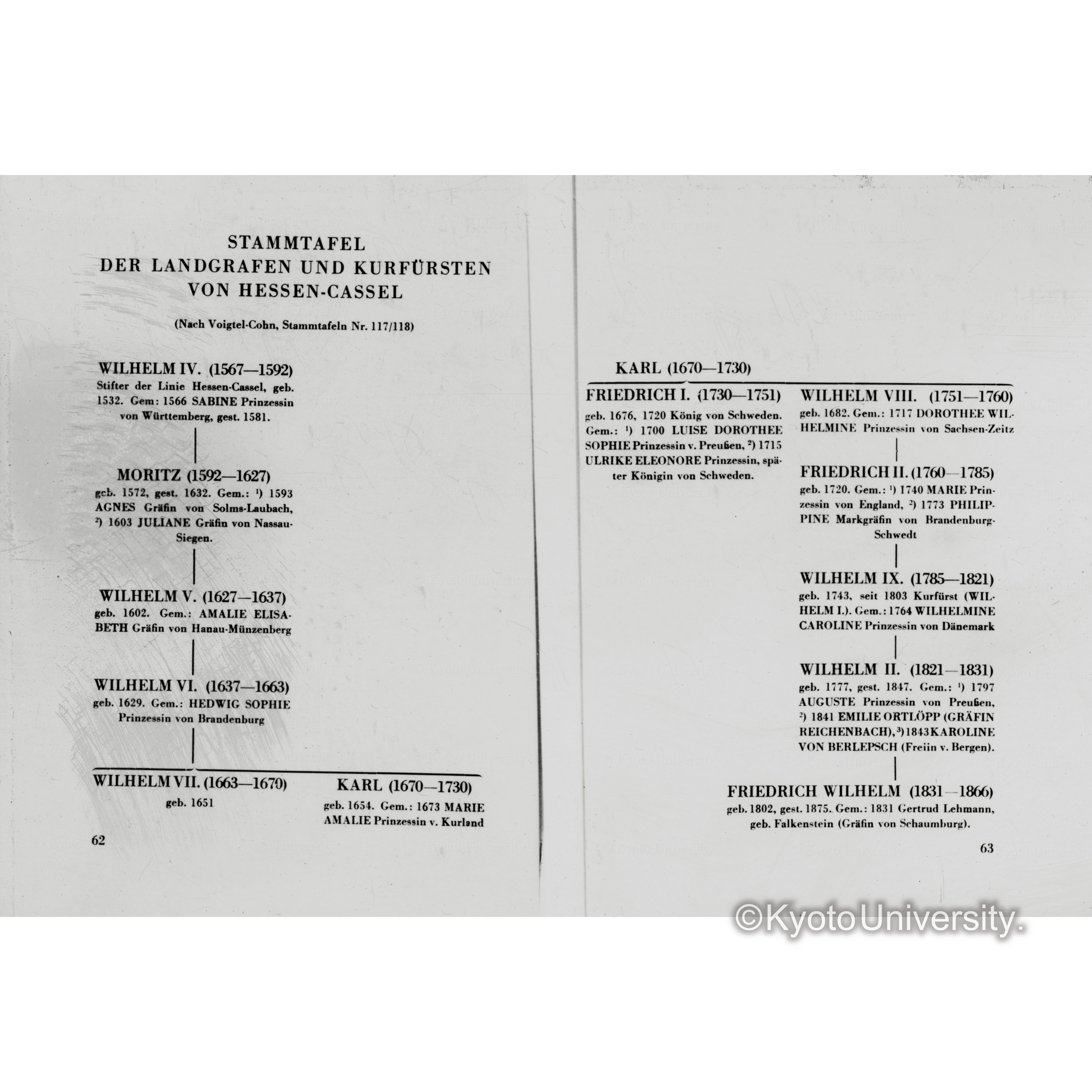 ヘッセン・カッセルの領家（名代） (1)